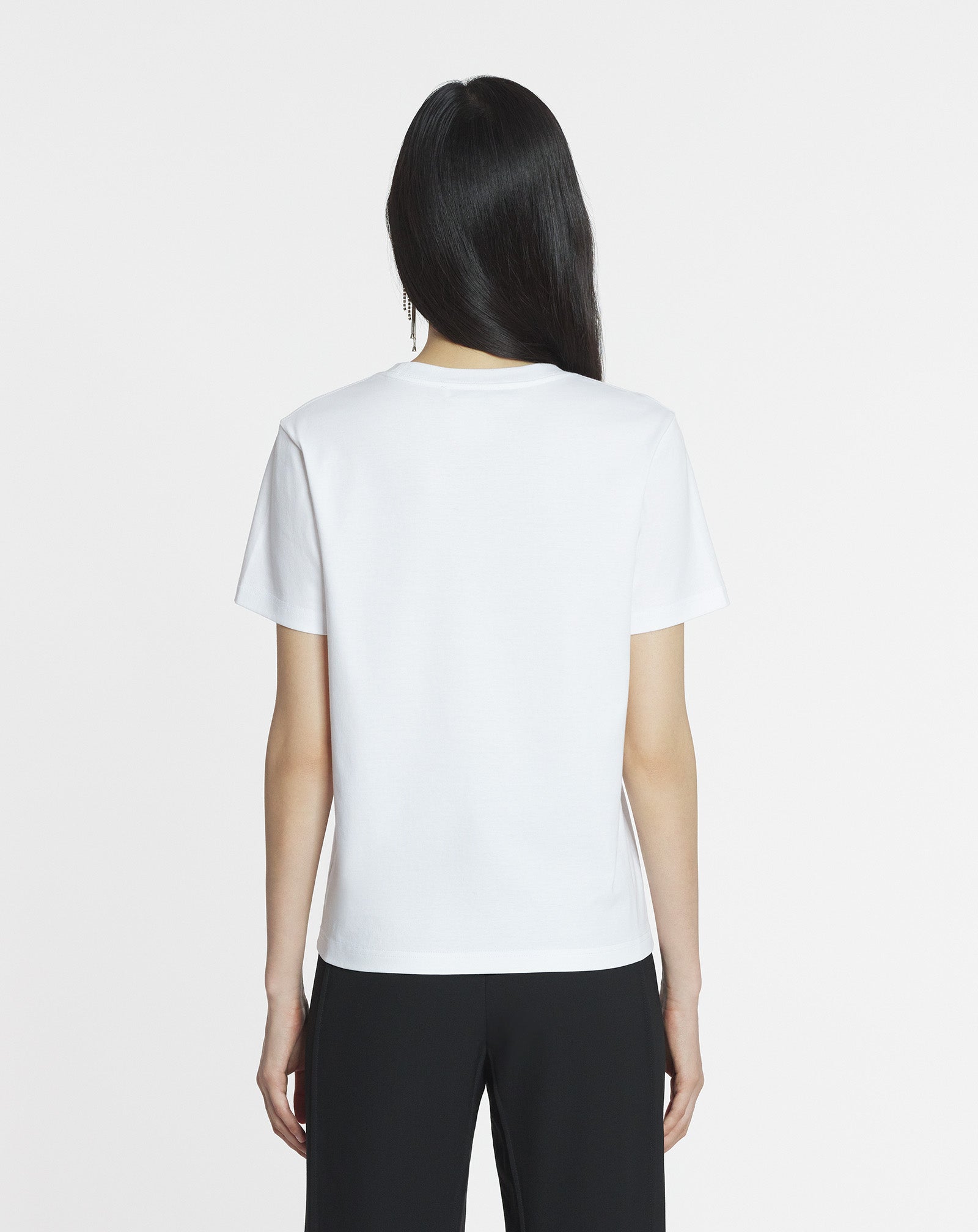 LANVIN BEAD EMBROIDERED T-SHIRT