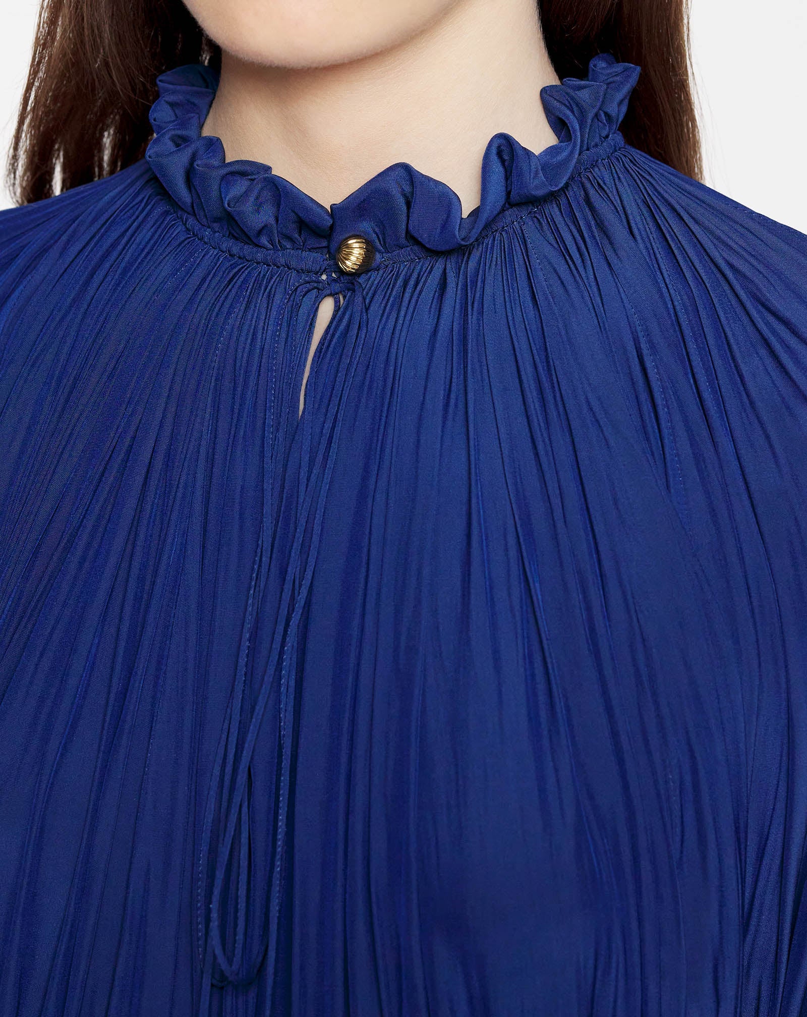 SHORT CHARMEUSE DRESS