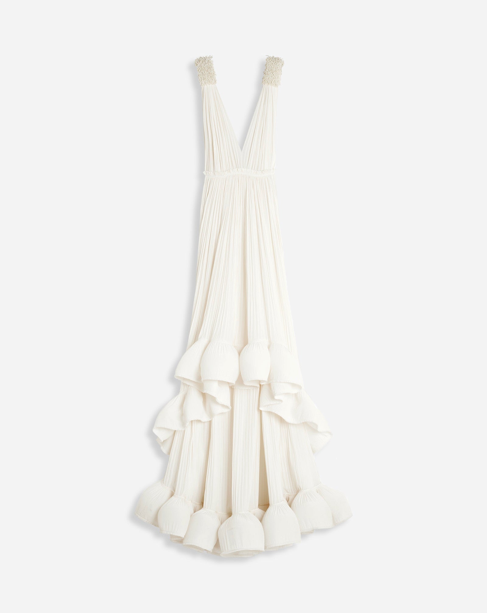 FLOOR LENGTH EVENING GOWN IN CHARMEUSE