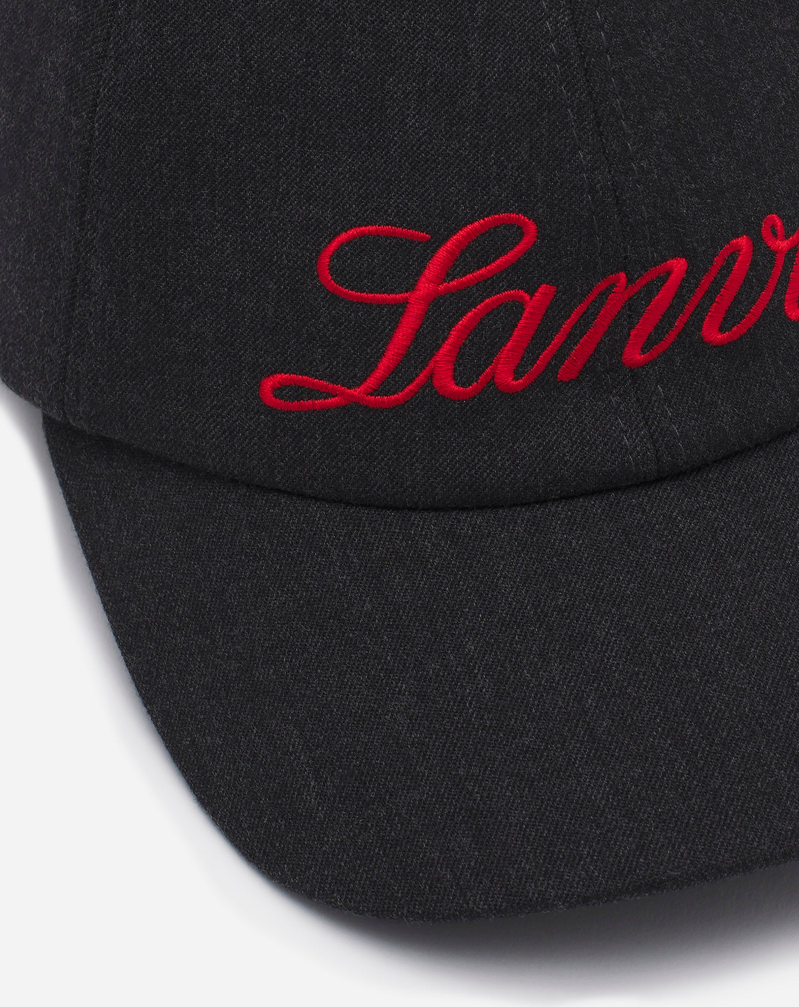 LANVIN SCRIPT WOOL CAP