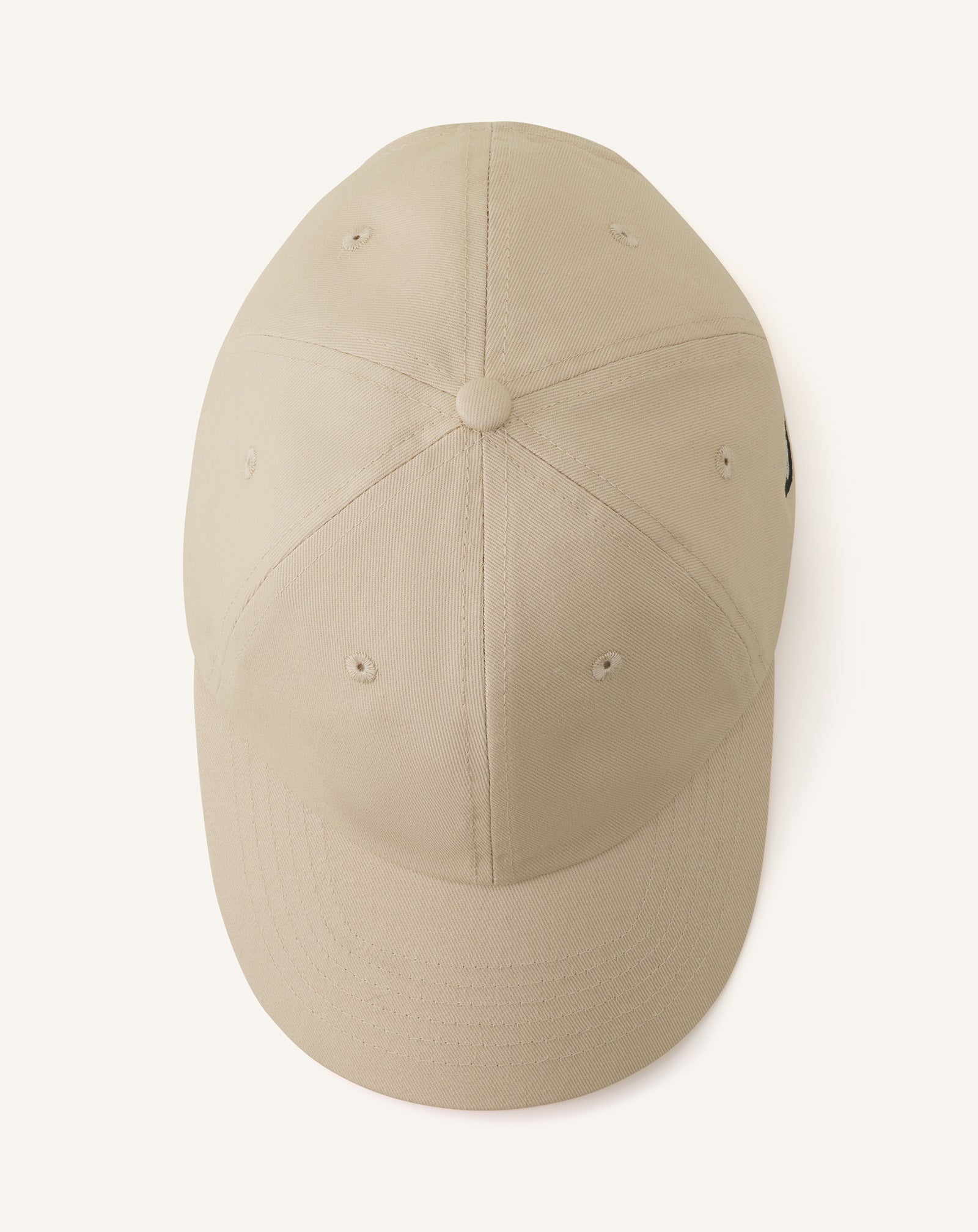 WHITE LANVIN SIGNATURE COTTON CAP