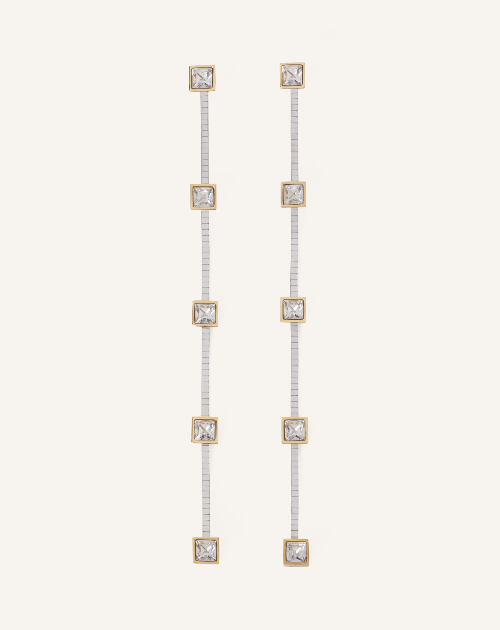 SILVER INFINIE EARRINGS