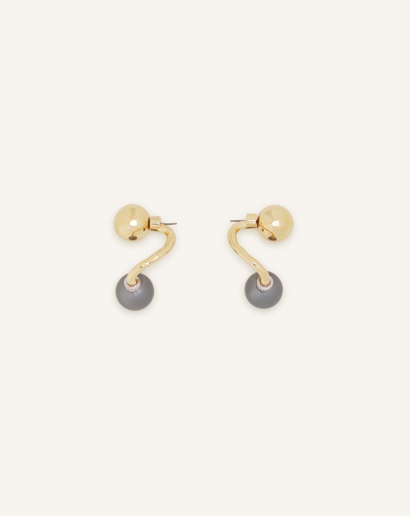 SILVER LES PERLES BY LANVIN EARRINGS