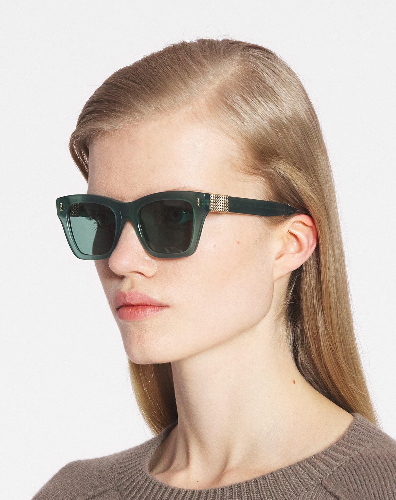 Concerto de Paris セルジュ・ランセン(セルジュ・ランサン) Green Concerto Sunglasses | Lanvin