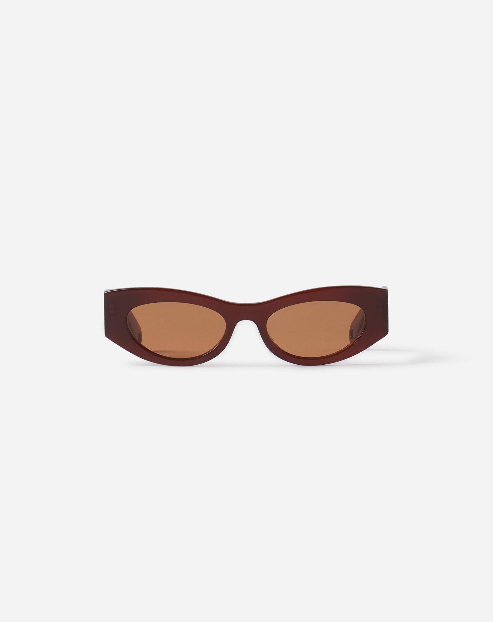 BROWN LANVIN LOGO SUNGLASSES