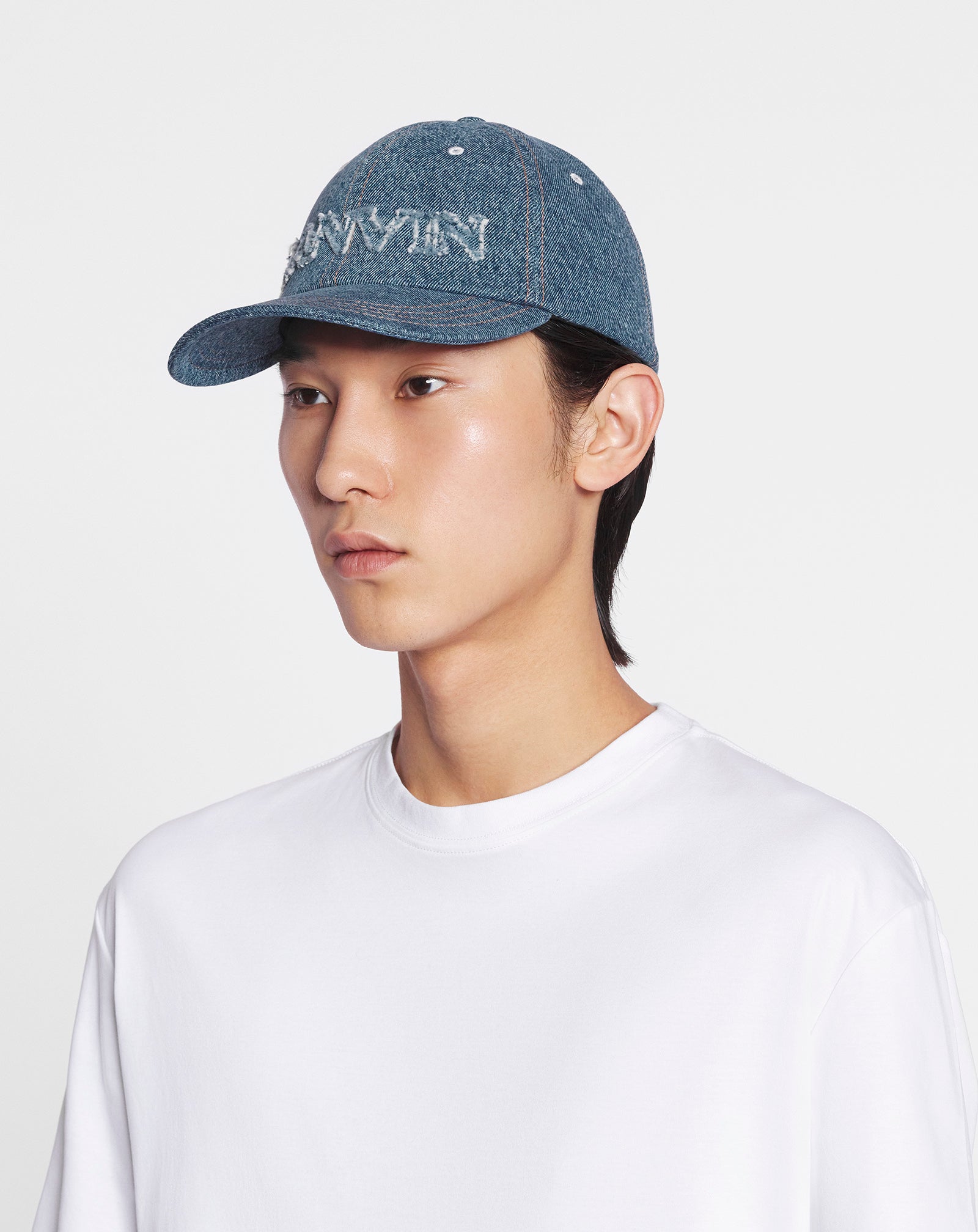 LANVIN CAP IN DENIM