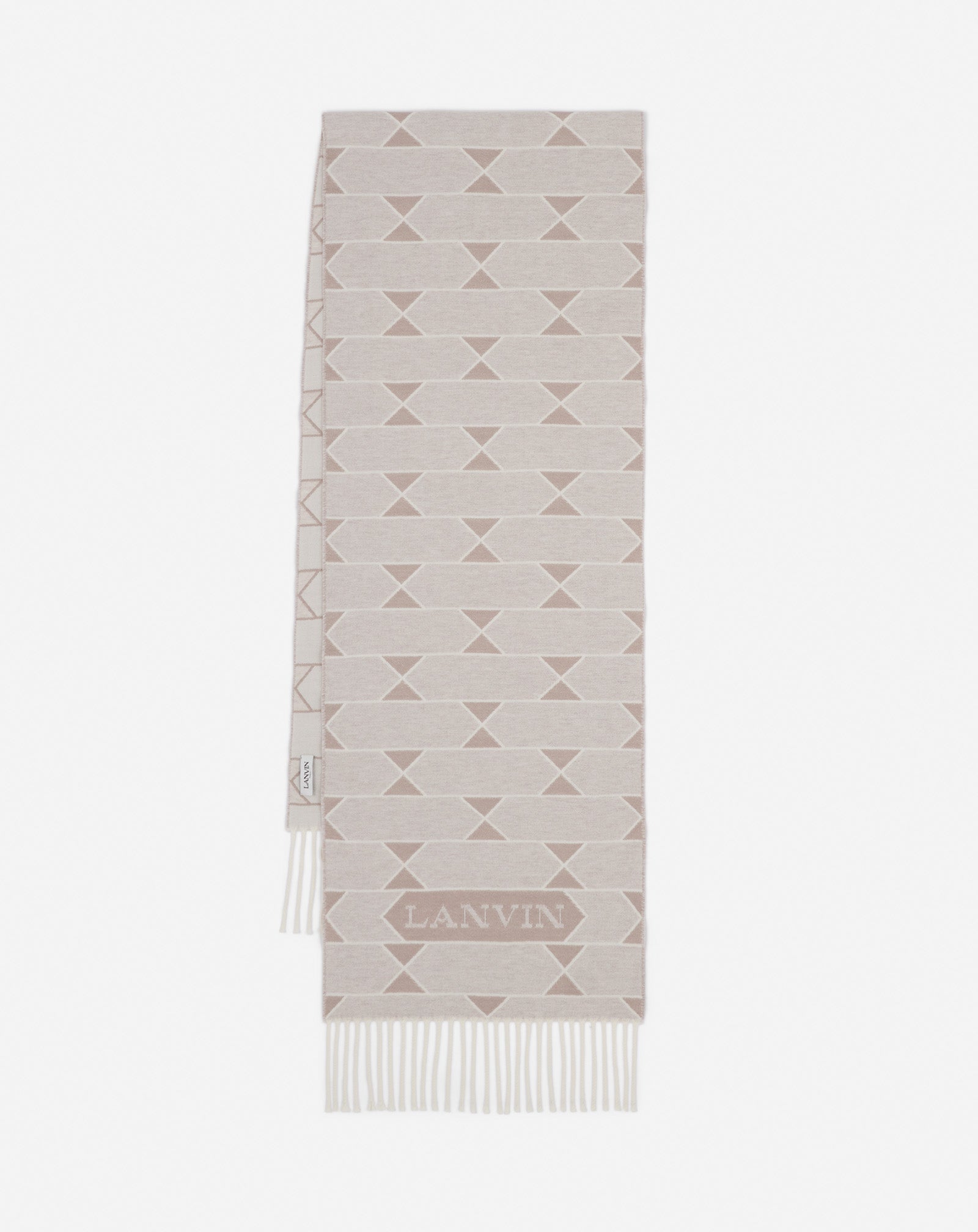 TWO-TONE WOOL SCARF