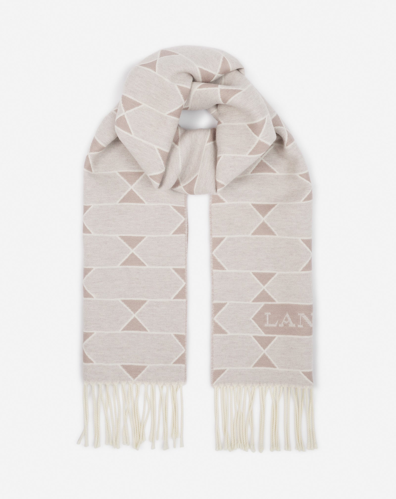 TWO-TONE WOOL SCARF
