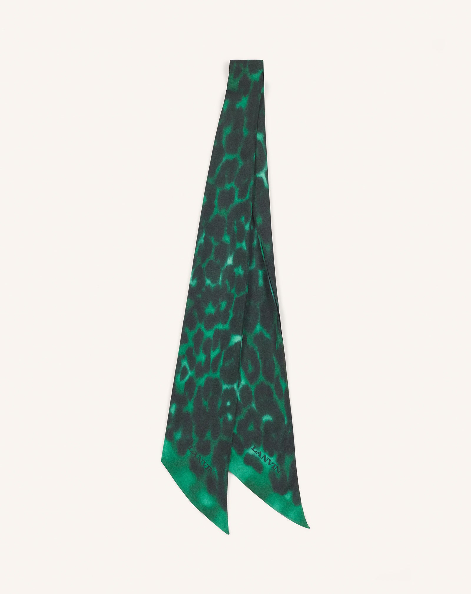 LEOPARD PRINT SILK TWILLY
