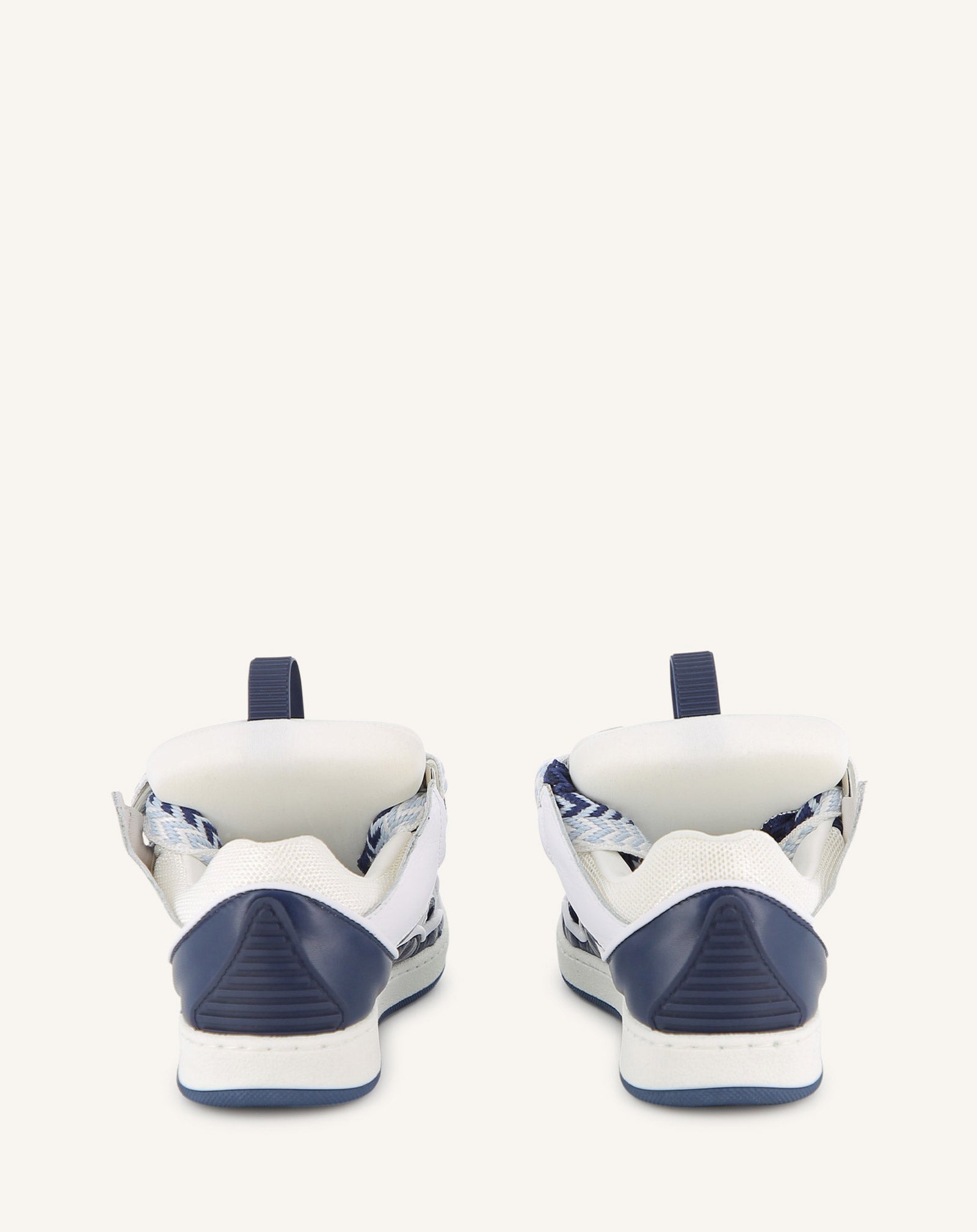 BLUE CURB LACE-UP SNEAKERS