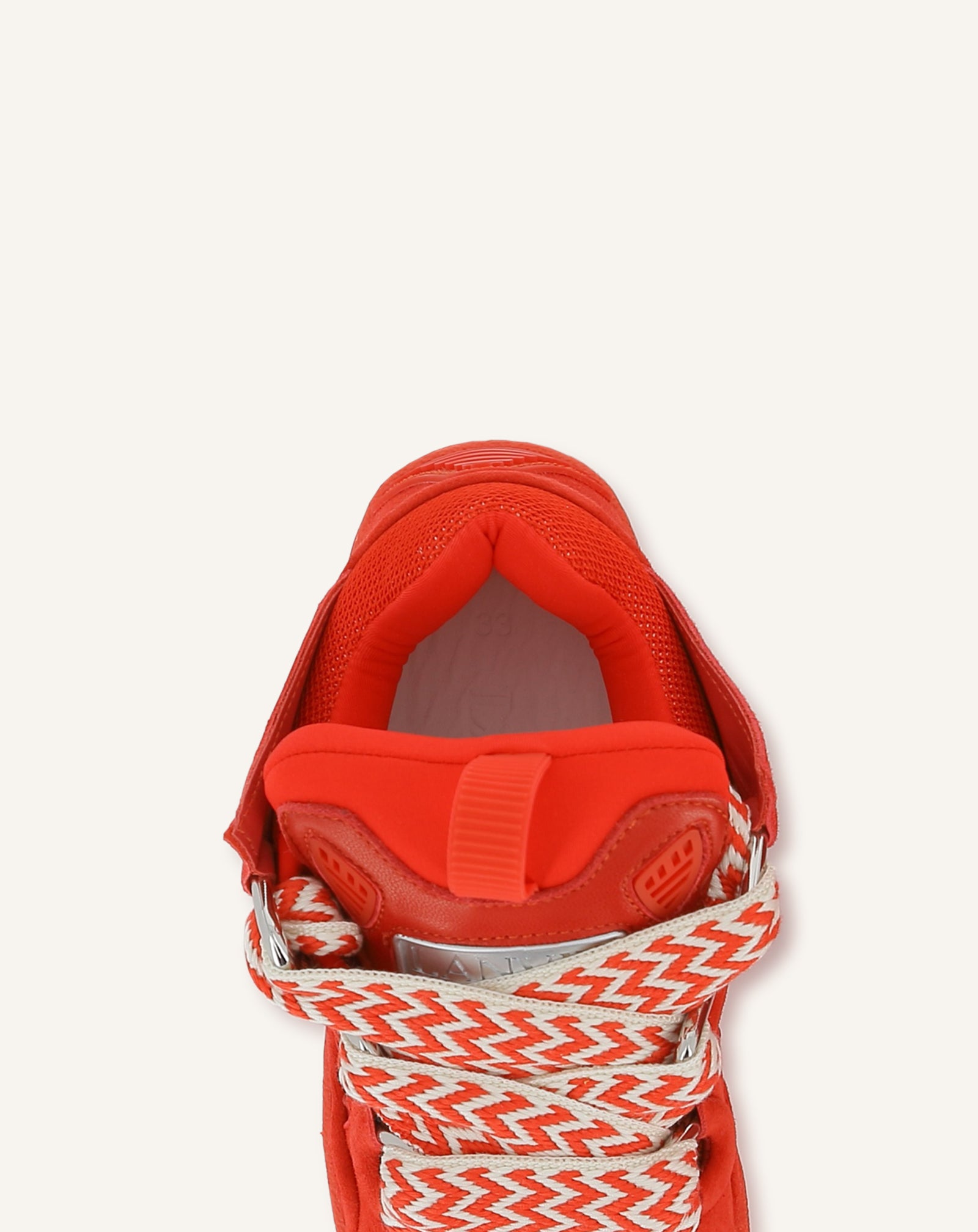 Red Lace-up Trainers | Lanvin