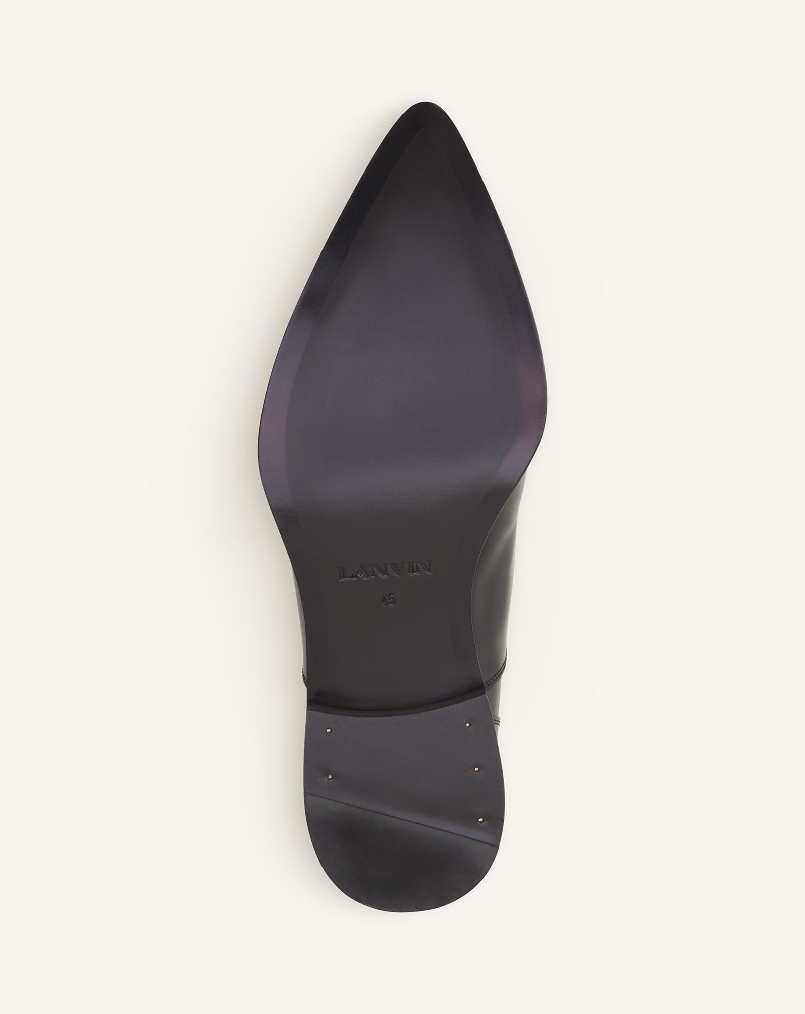 BLACK MONK SHOES IN GLOSSY LEATHER