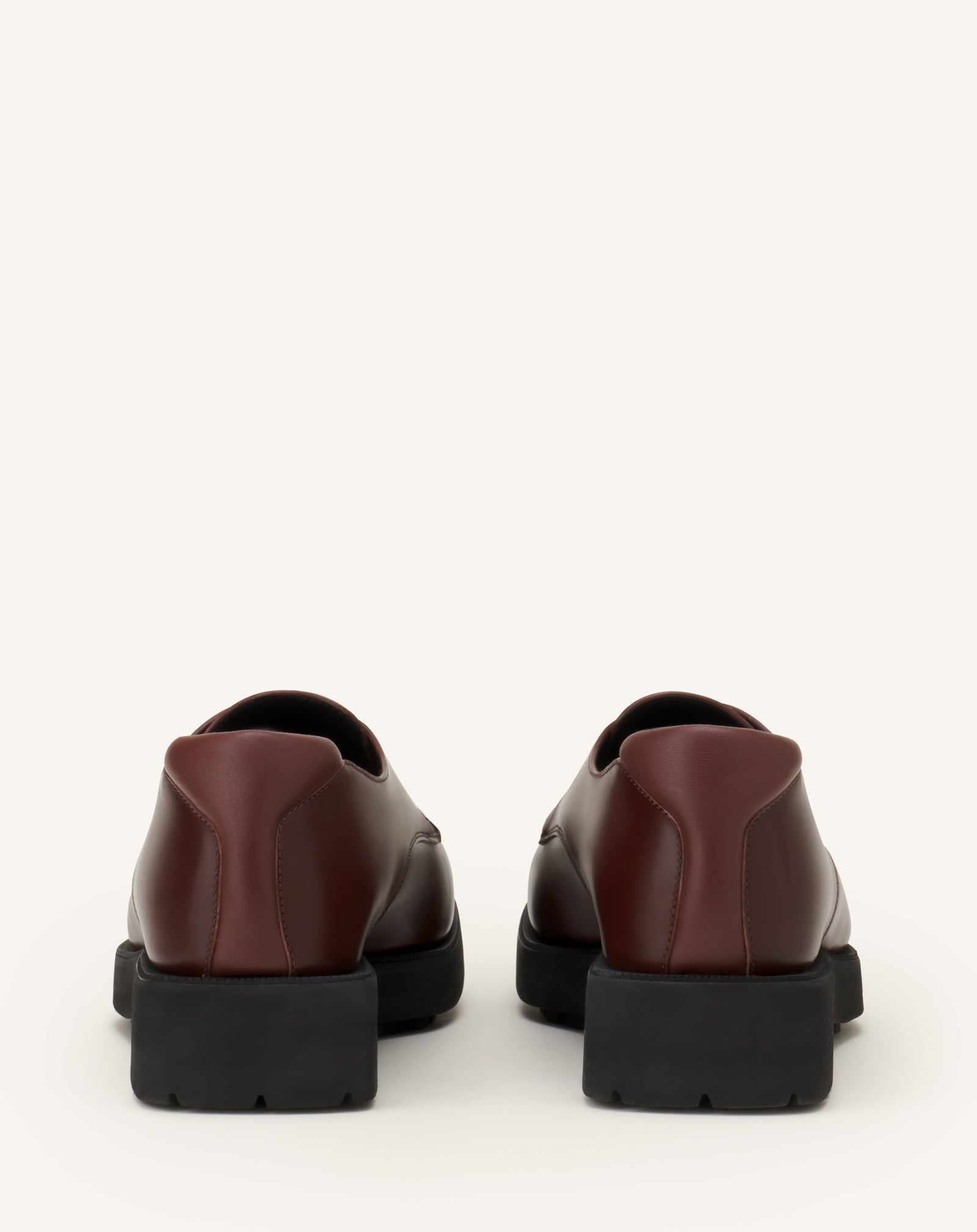 BROWN DERBY SHOES IN SOFT LEATHER