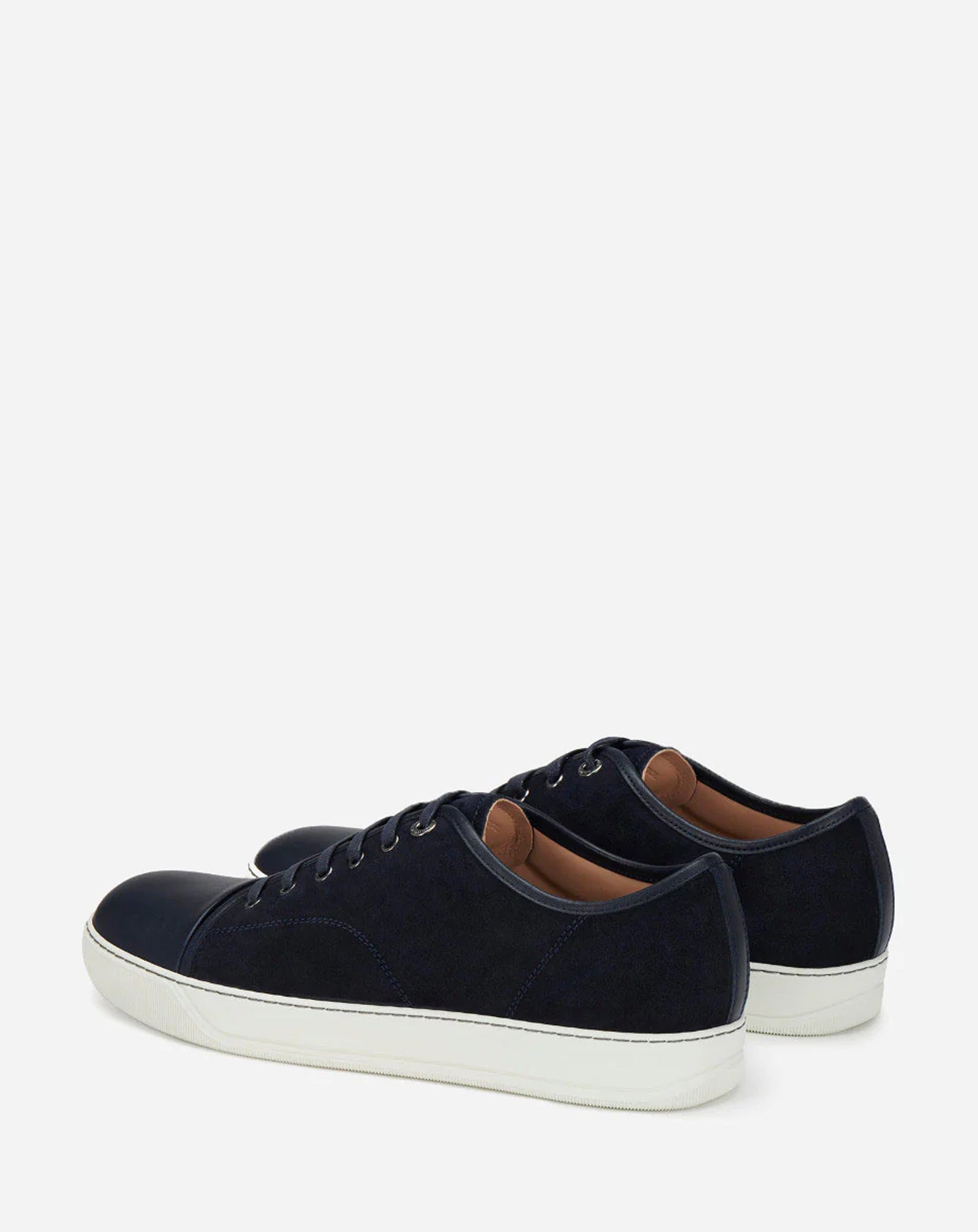 BLUE DBB1 LEATHER AND SUEDE SNEAKERS
