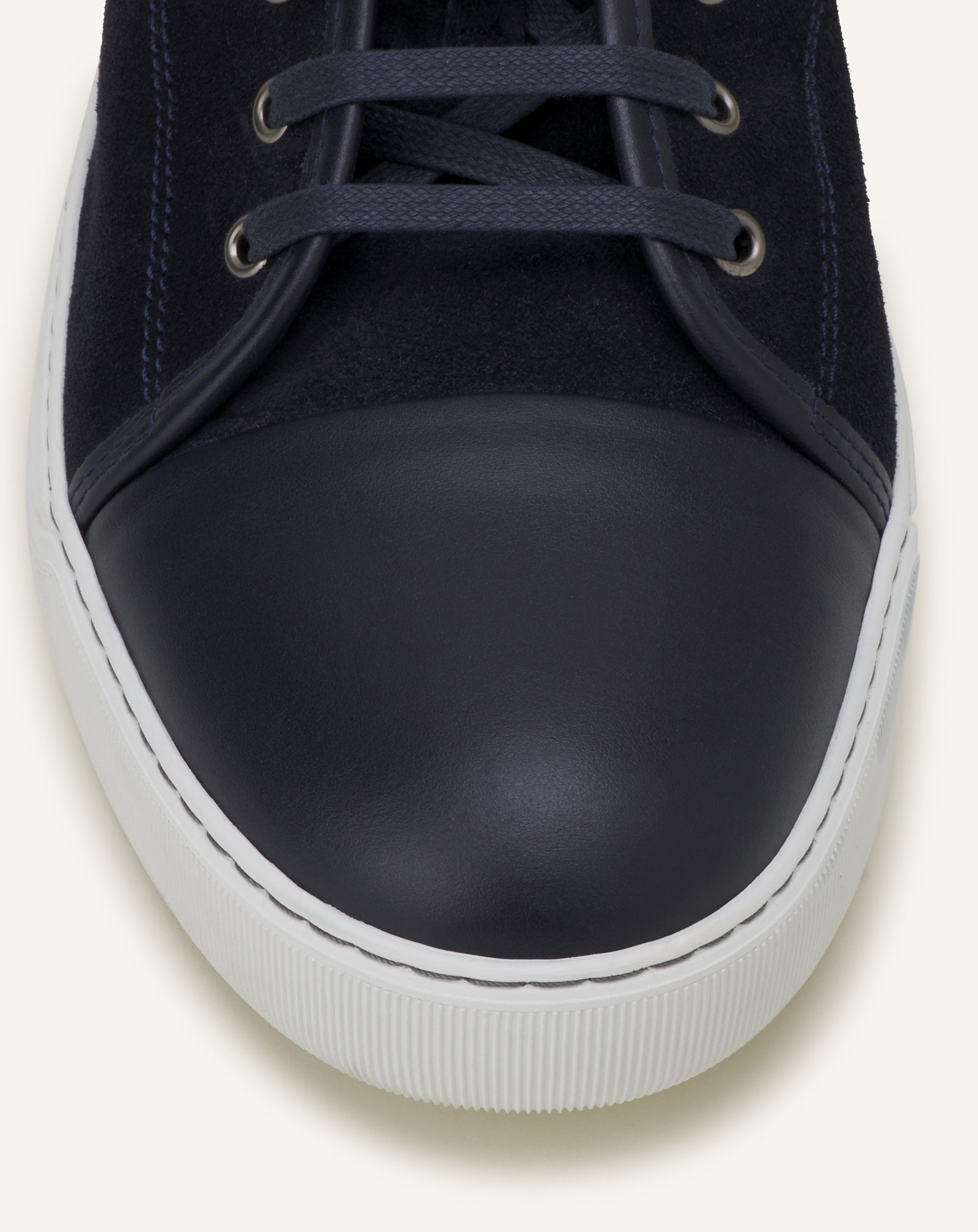 BLUE DBB1 LEATHER AND SUEDE SNEAKERS