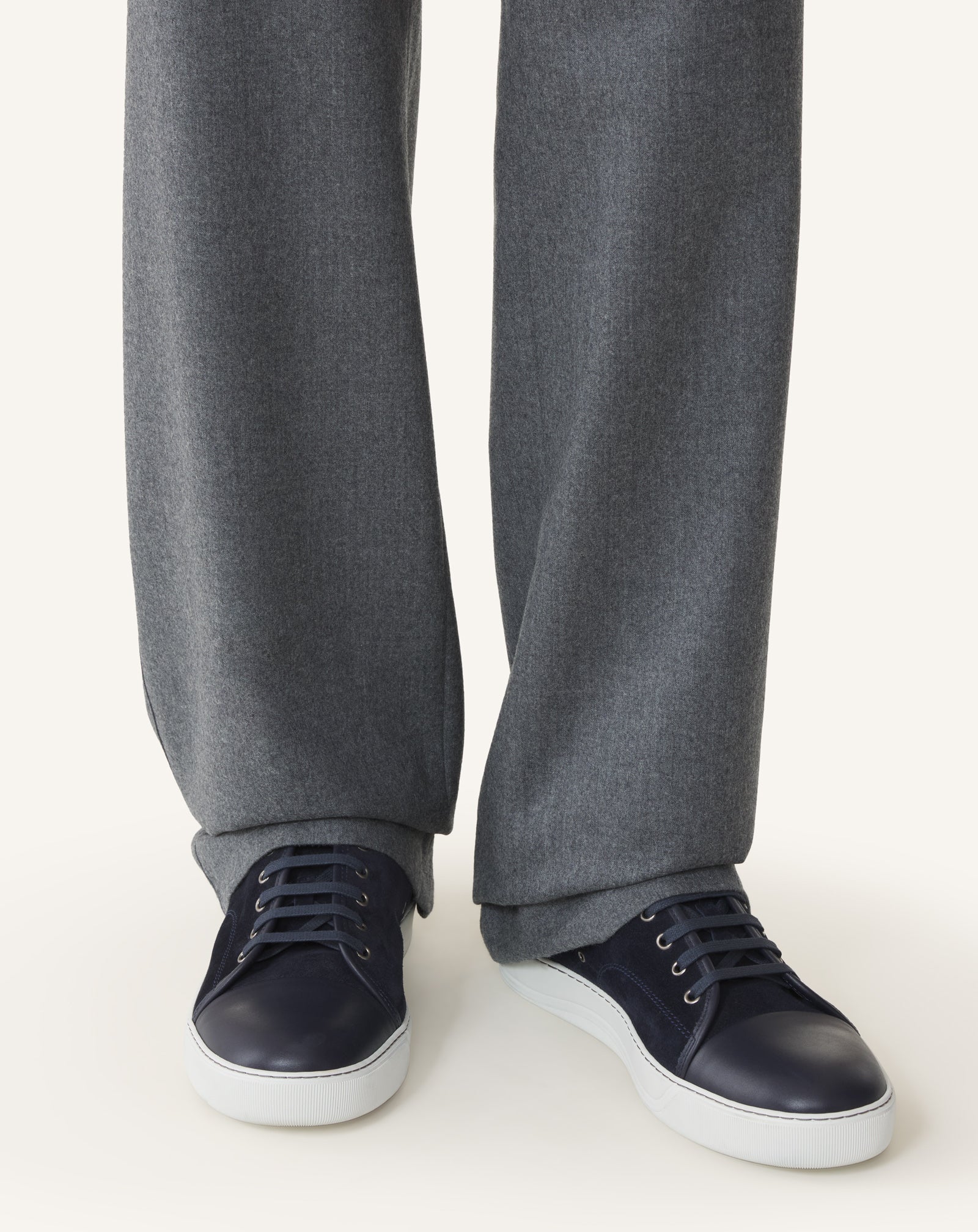 DBB1 LEATHER AND SUEDE SNEAKERS