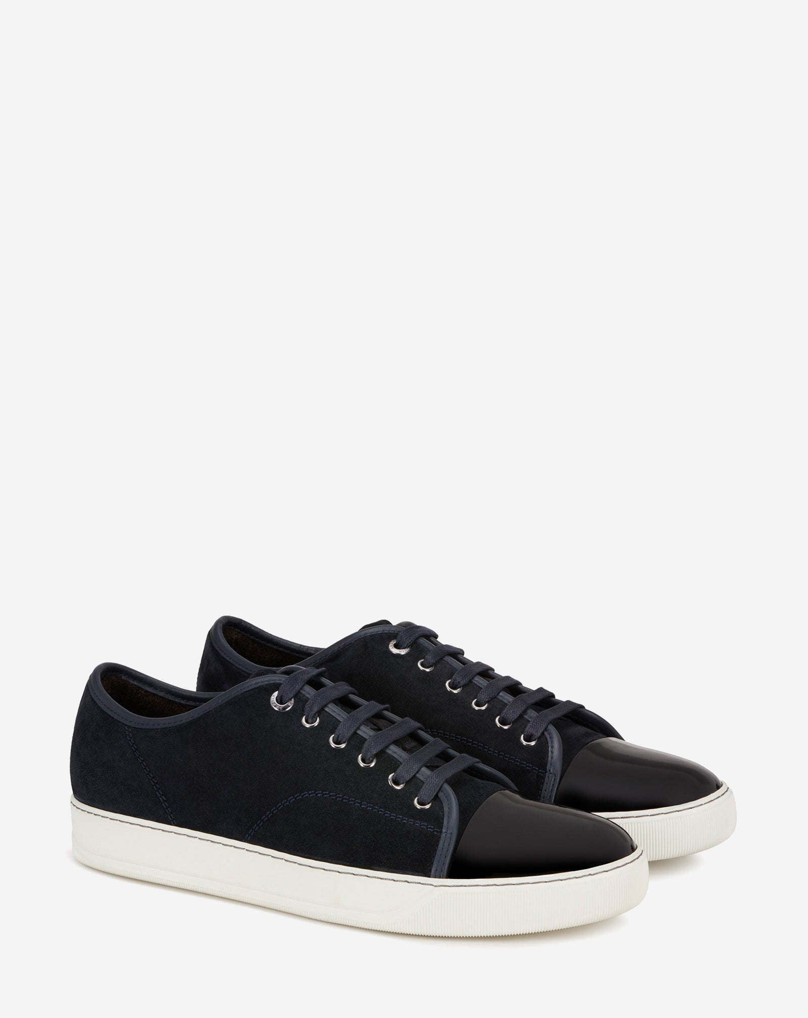 DBB1 SNEAKERS IN SUEDE AND PATENT LEATHER