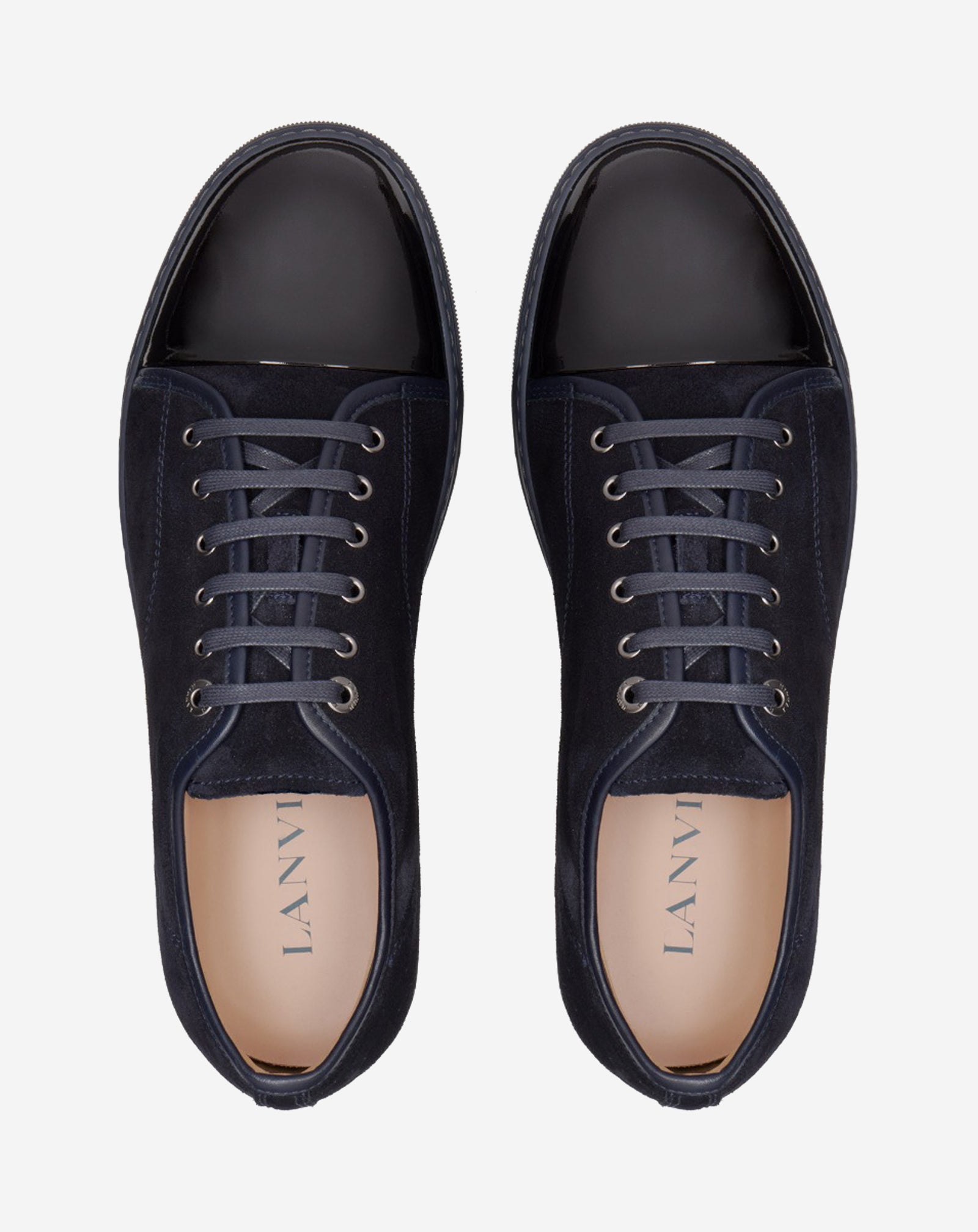 DBB1 SNEAKERS IN SUEDE AND PATENT LEATHER