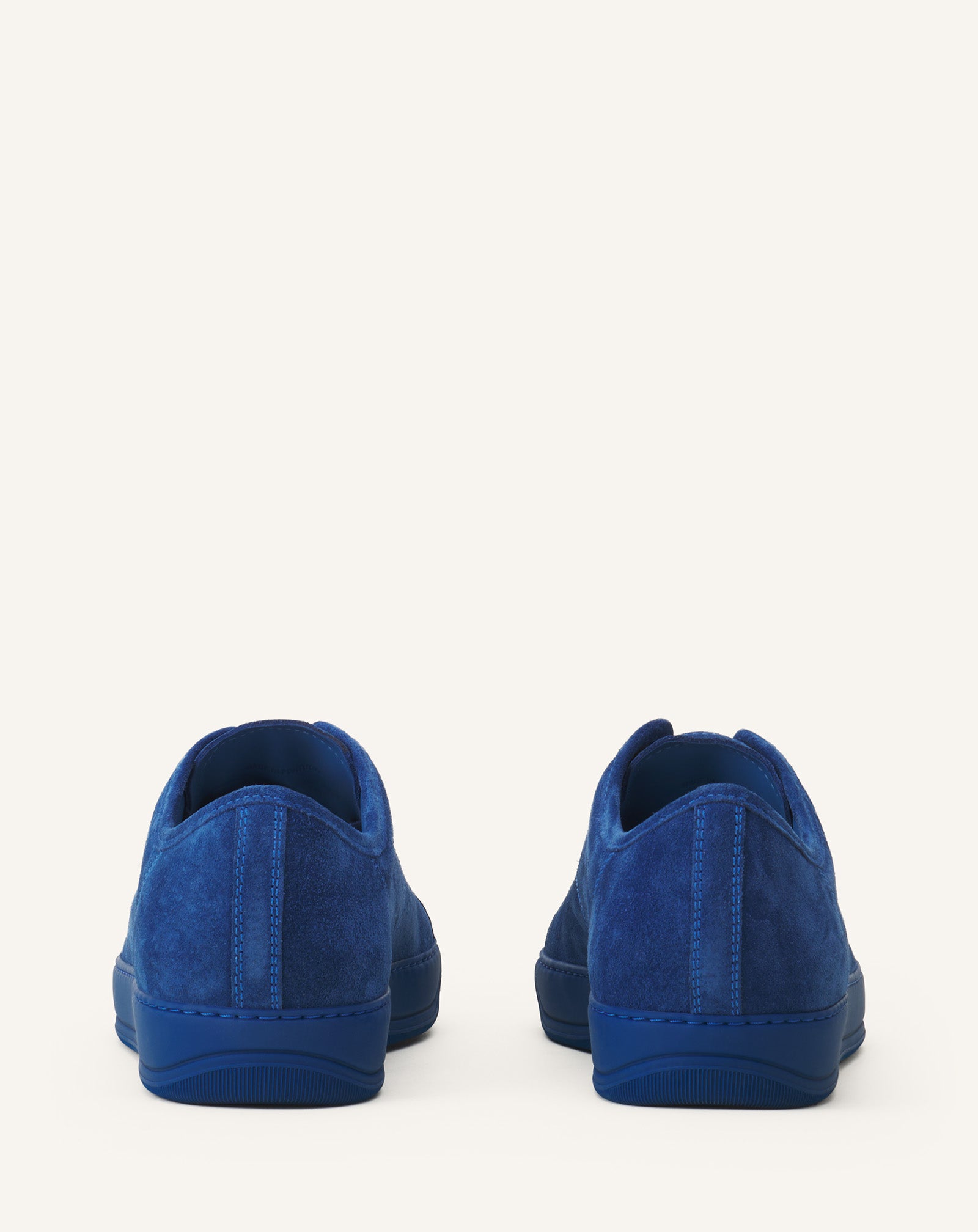 BLUE DBB1 SNEAKERS IN PATENT LEATHER AND SUEDE