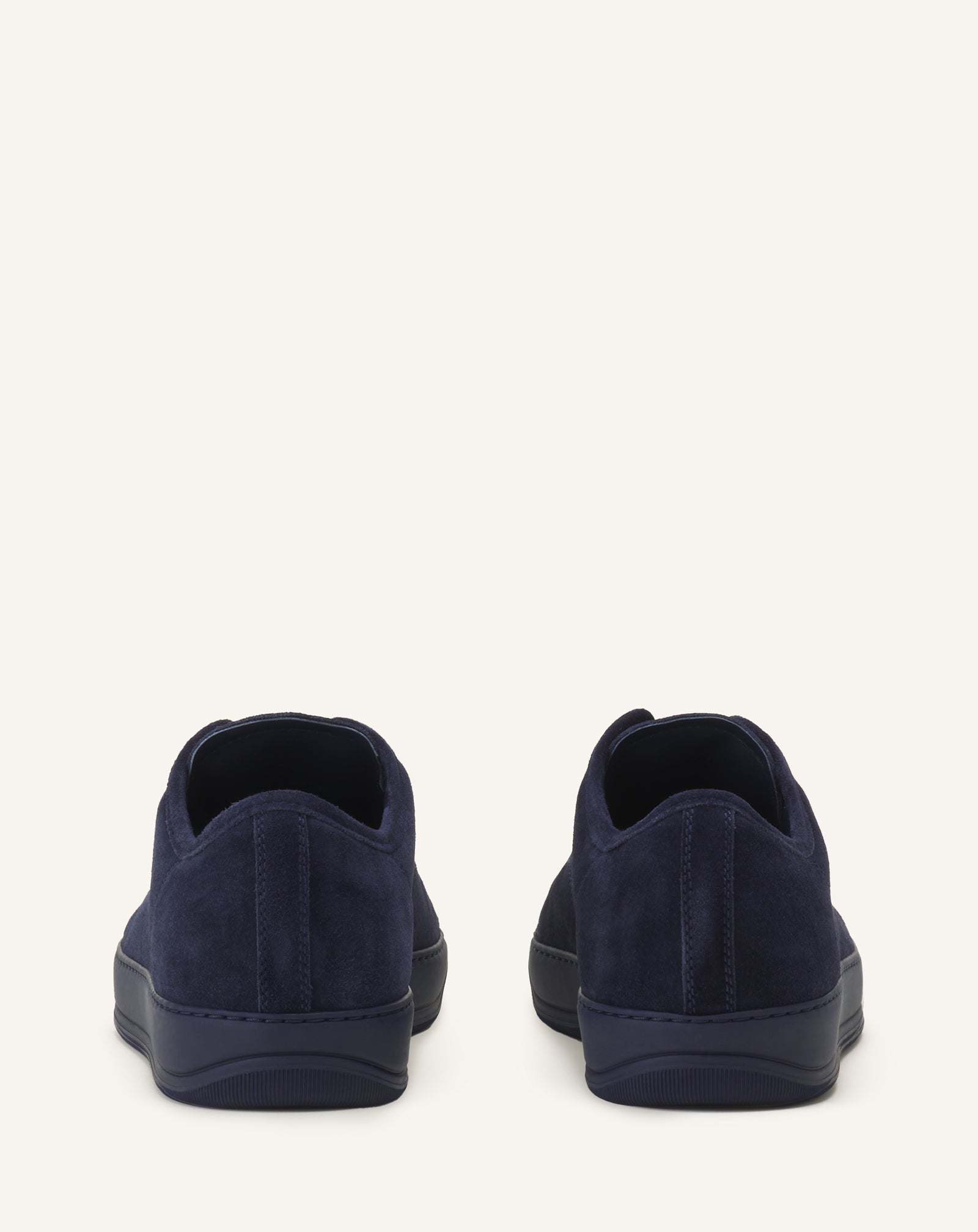 BLUE DBB1 PATENT LEATHER AND SUEDE SNEAKERS