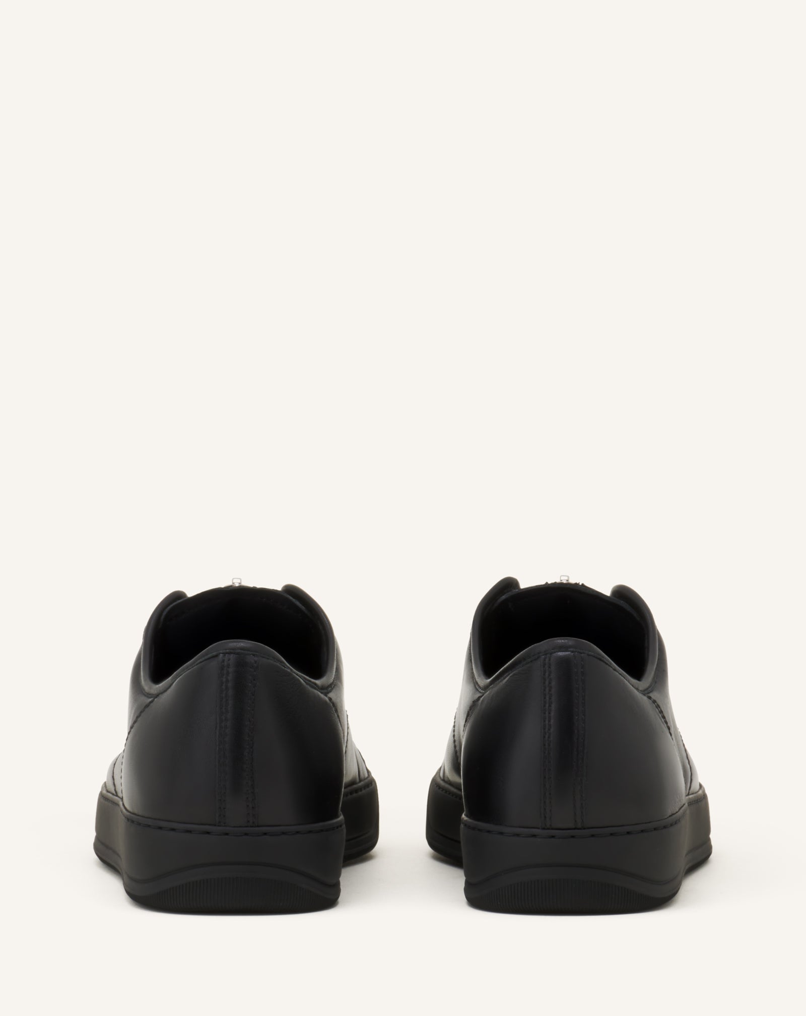 Black Dbb1 Zip Sneakers In Leather | Lanvin