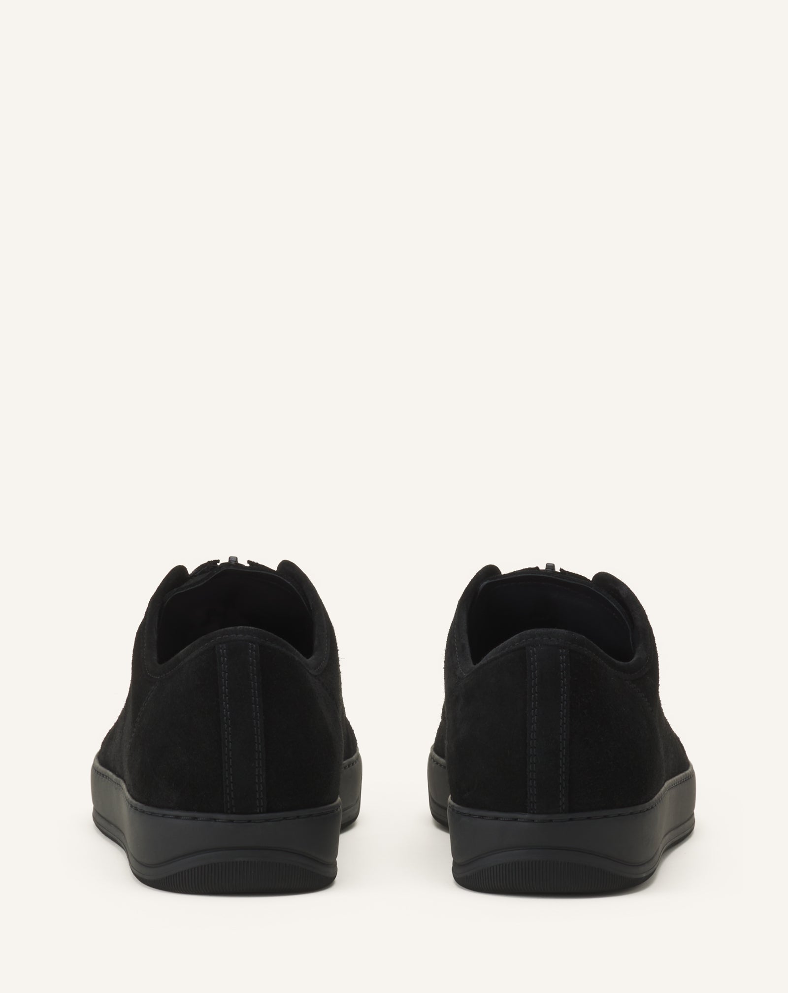Black Dbb1 Zip Sneakers In Suede | Lanvin