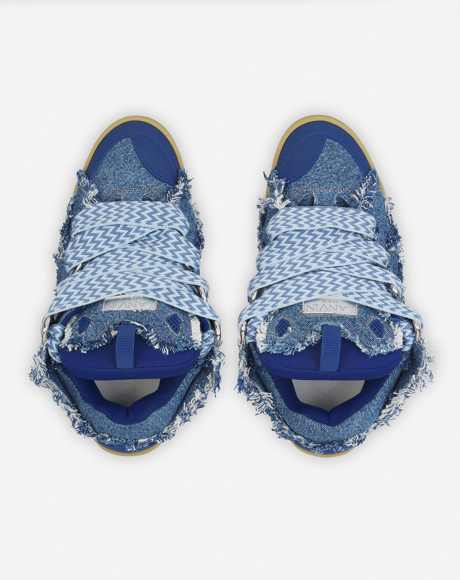 CURB SNEAKERS IN DENIM