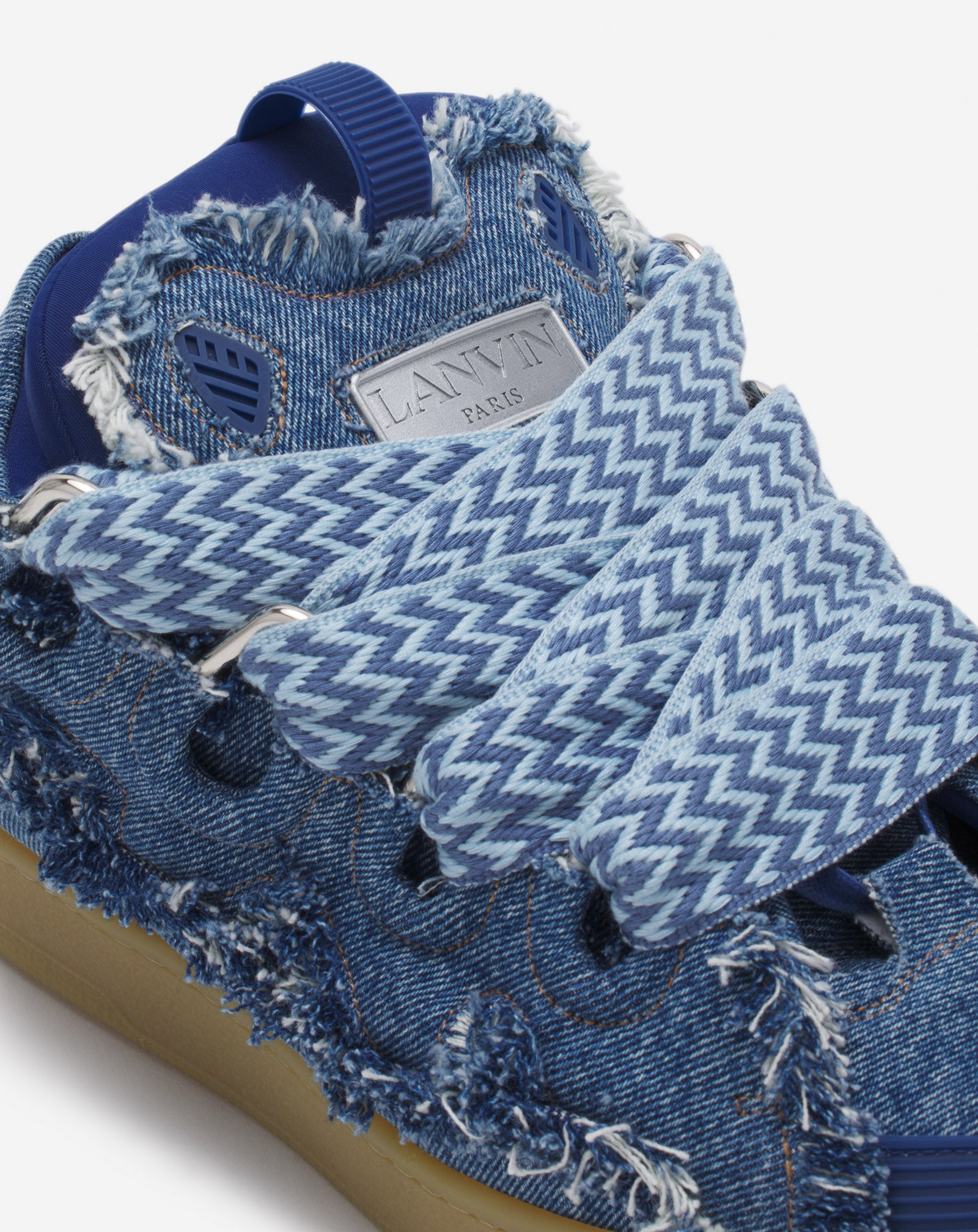 CURB SNEAKERS IN DENIM