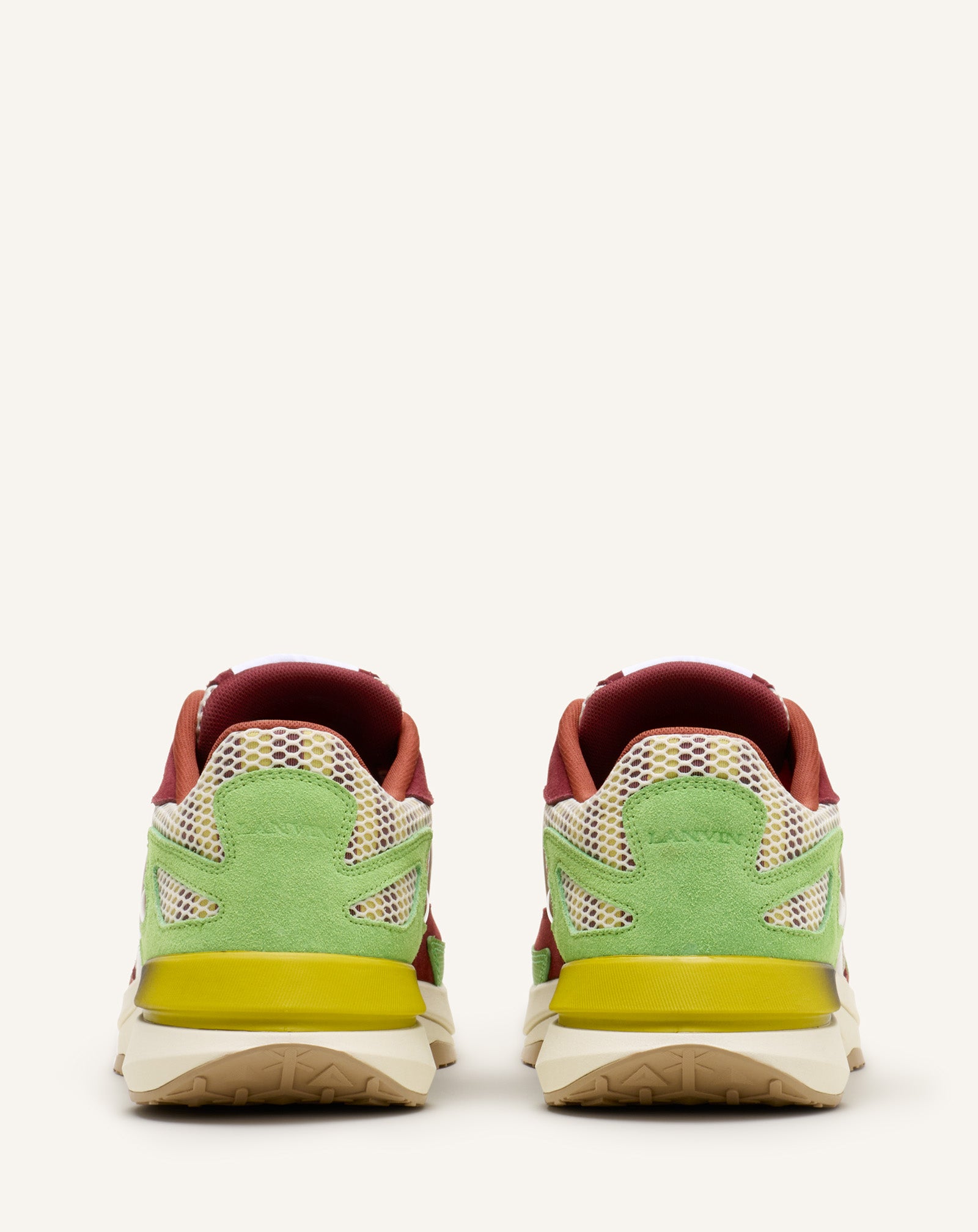 JLA SNEAKERS IN MESH AND METALLIC LEATHER