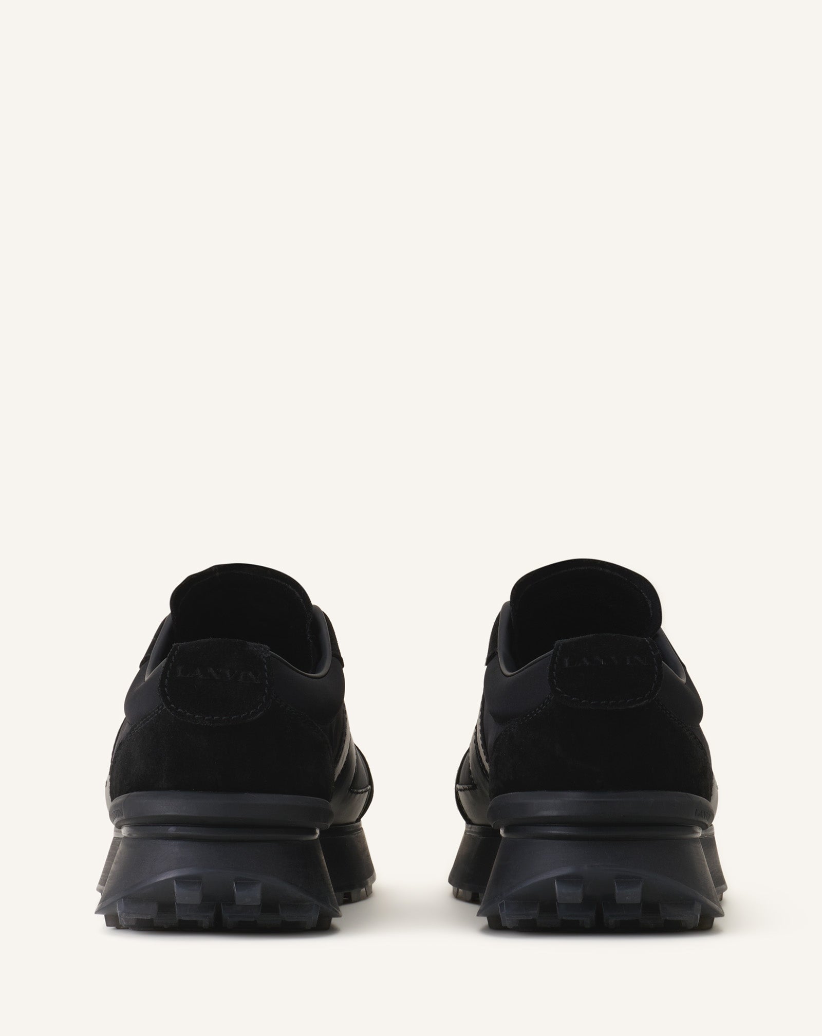 BLACK BUMPR NYLON SNEAKERS