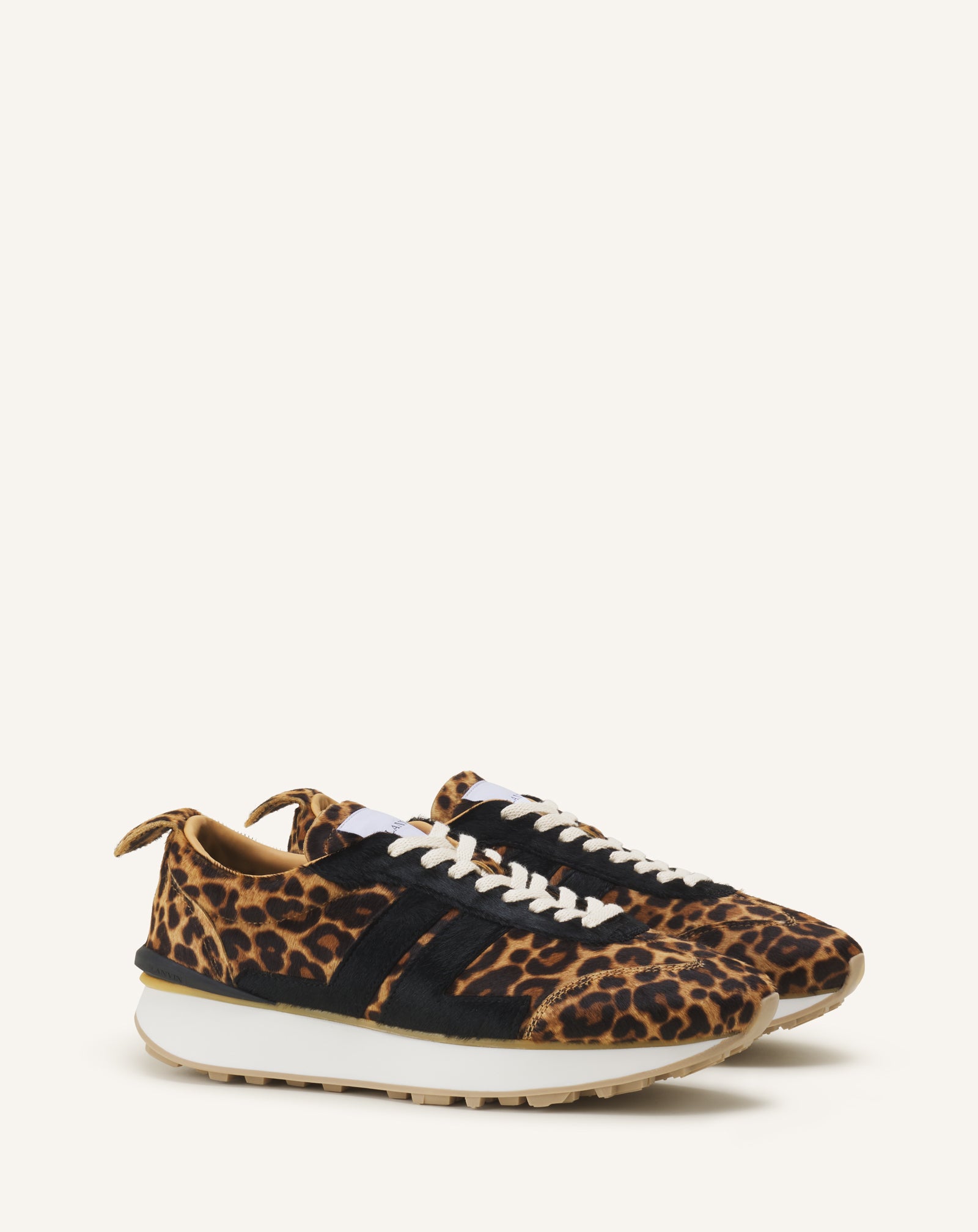 LEOPARD PRINT BUMPR SNEAKERS IN PONY