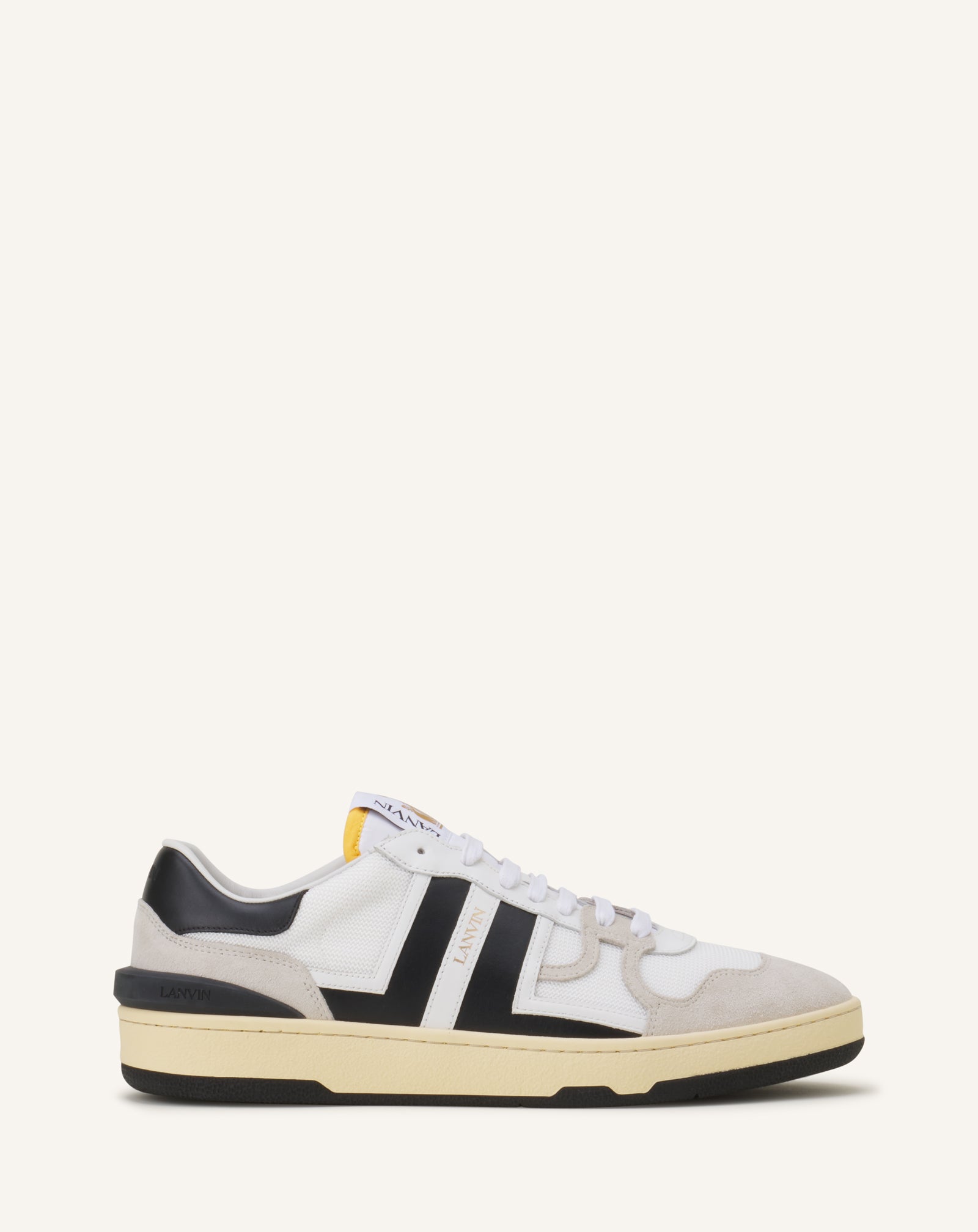 CLAY SNEAKERS IN MESH AND LEATHER