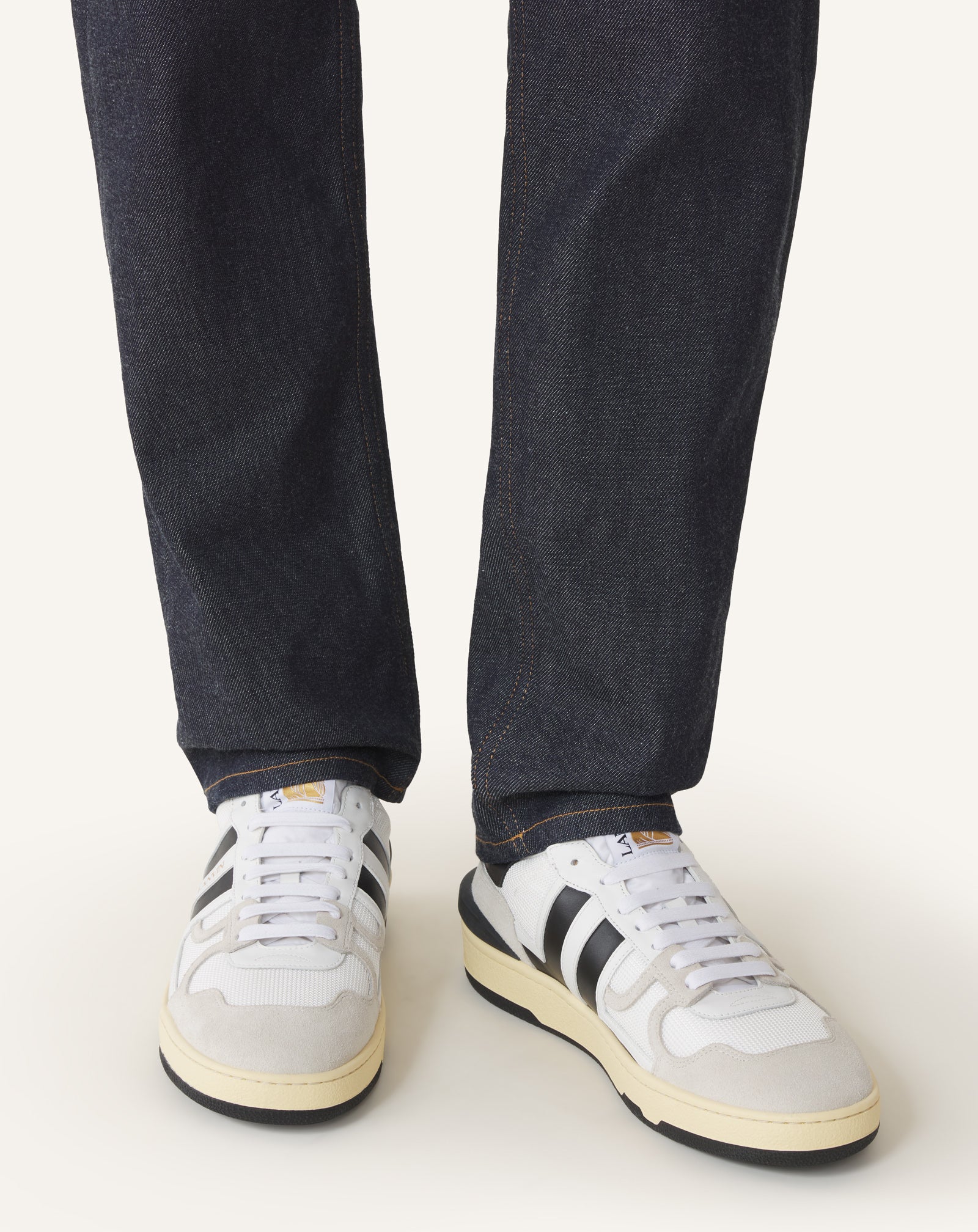 WHITE CLAY MESH SNEAKERS