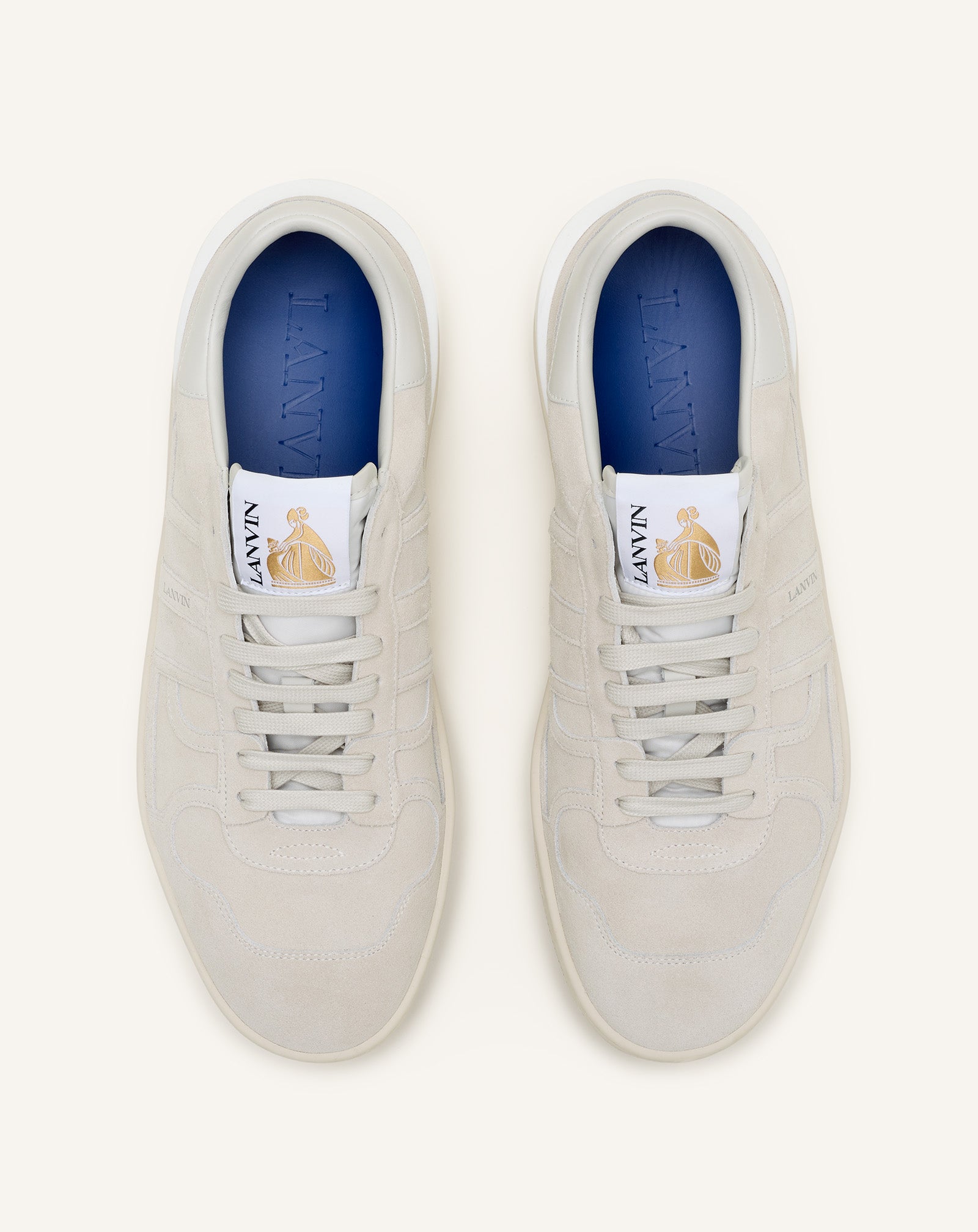 CLAY SNEAKERS IN MESH AND LEATHER