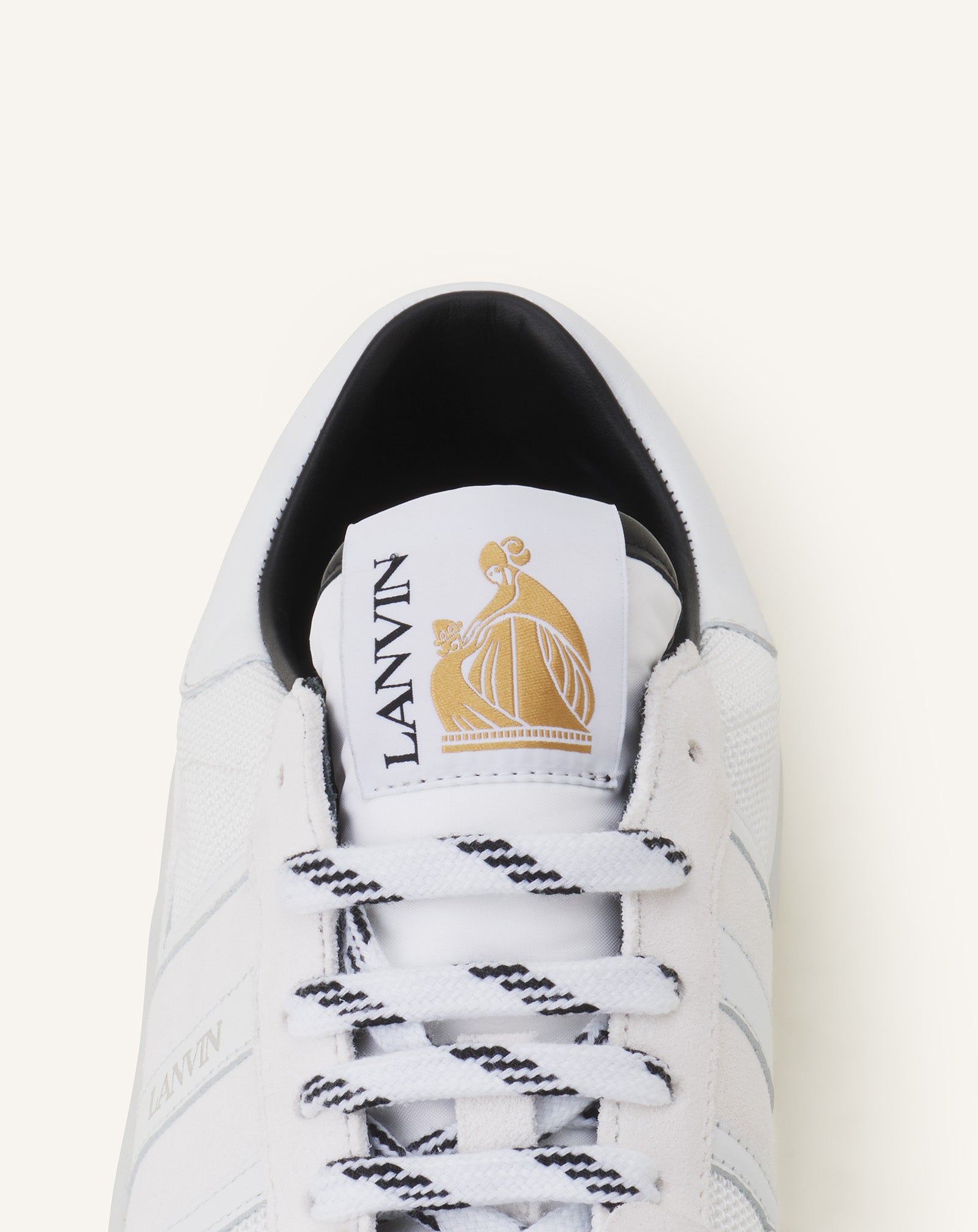 White Clay Mesh Sneakers | Lanvin