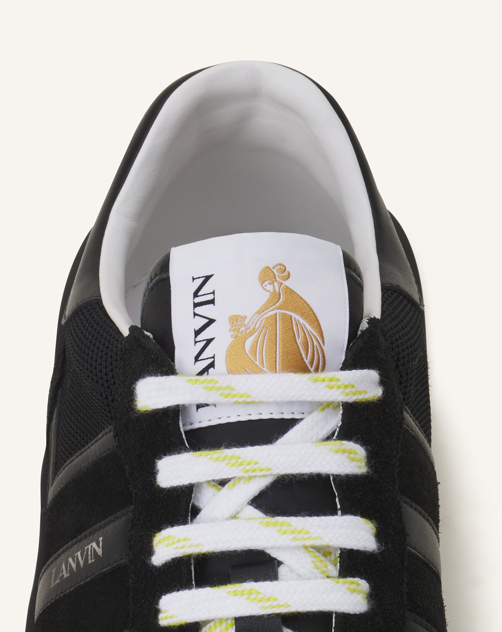 CLAY SNEAKERS IN MESH AND LEATHER