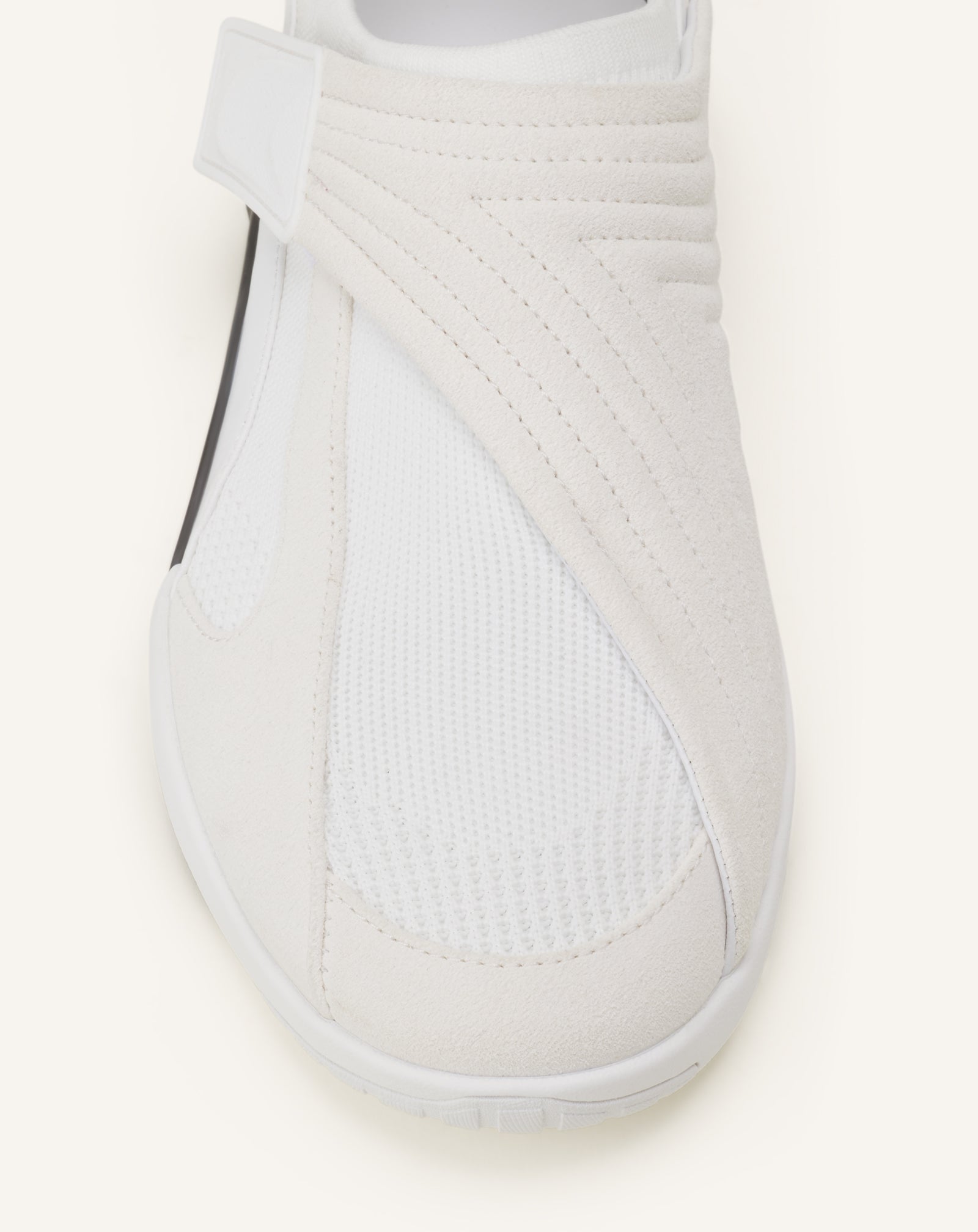 Sneaker Lnv1 En Suede Tricote White | Lanvin