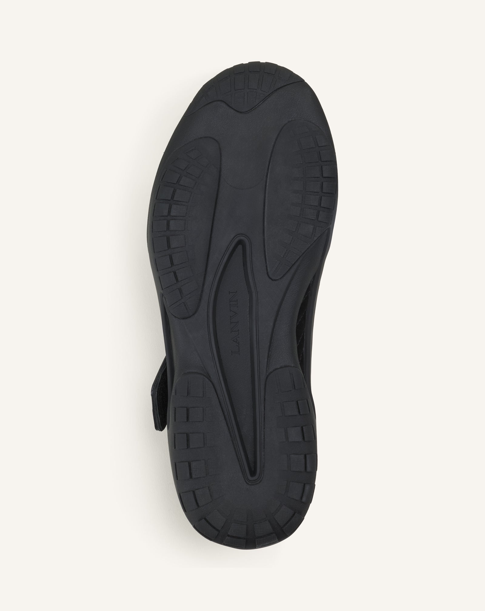 BLACK LNV1 KNIT AND SUEDE SNEAKERS