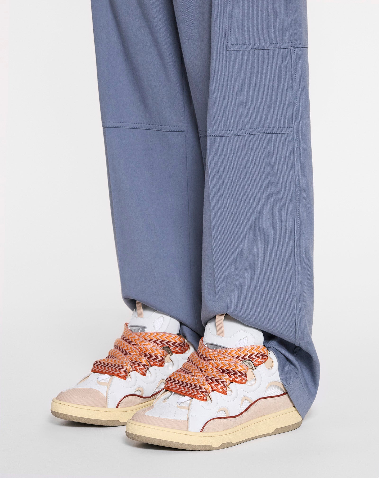 CURB LEATHER SNEAKERS