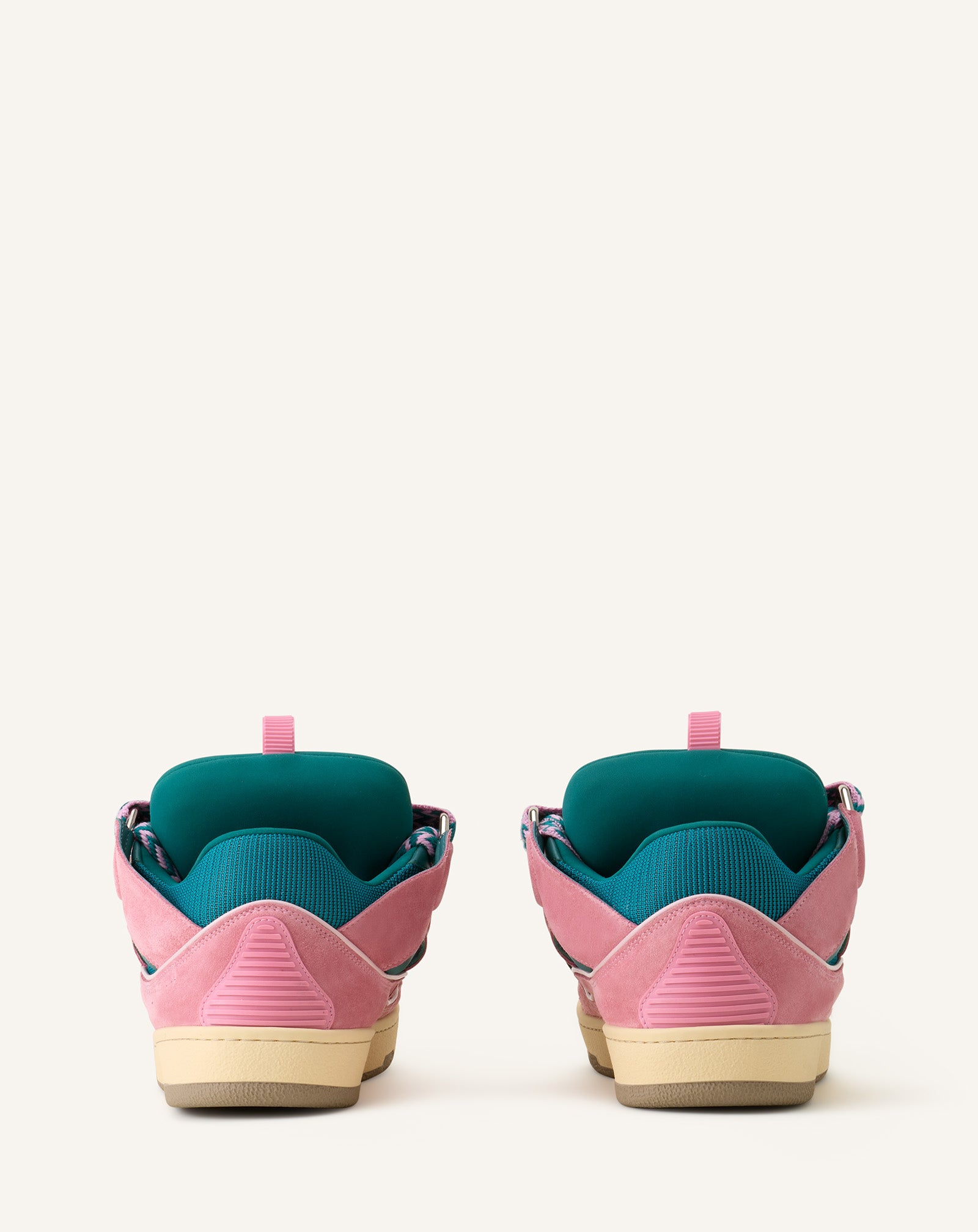 GREEN CURB SNEAKERS IN LEATHER