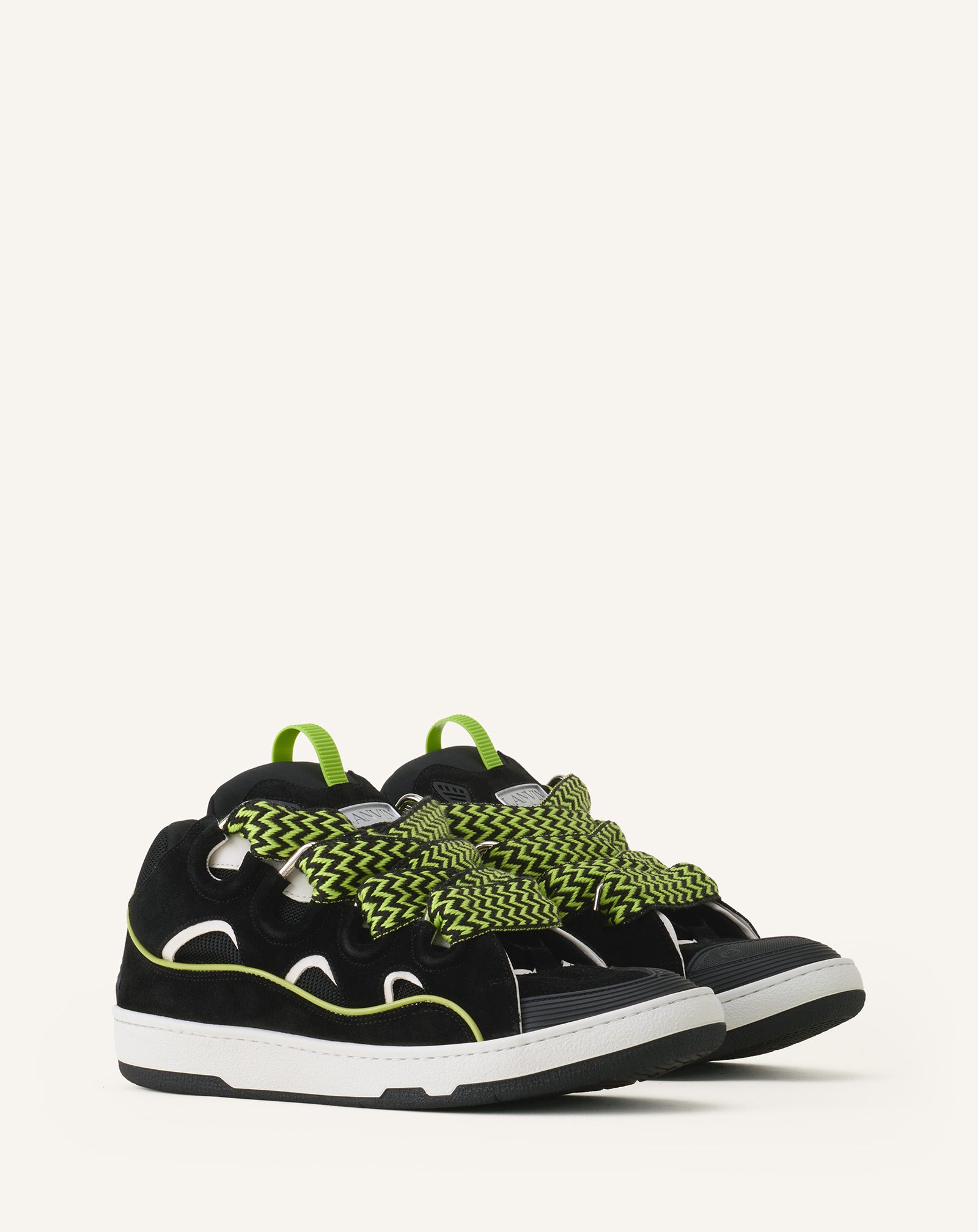 Lanvin  限定コラボシューズ 【39サイズ】 Green Curb Leather Sneakers | Lanvin
