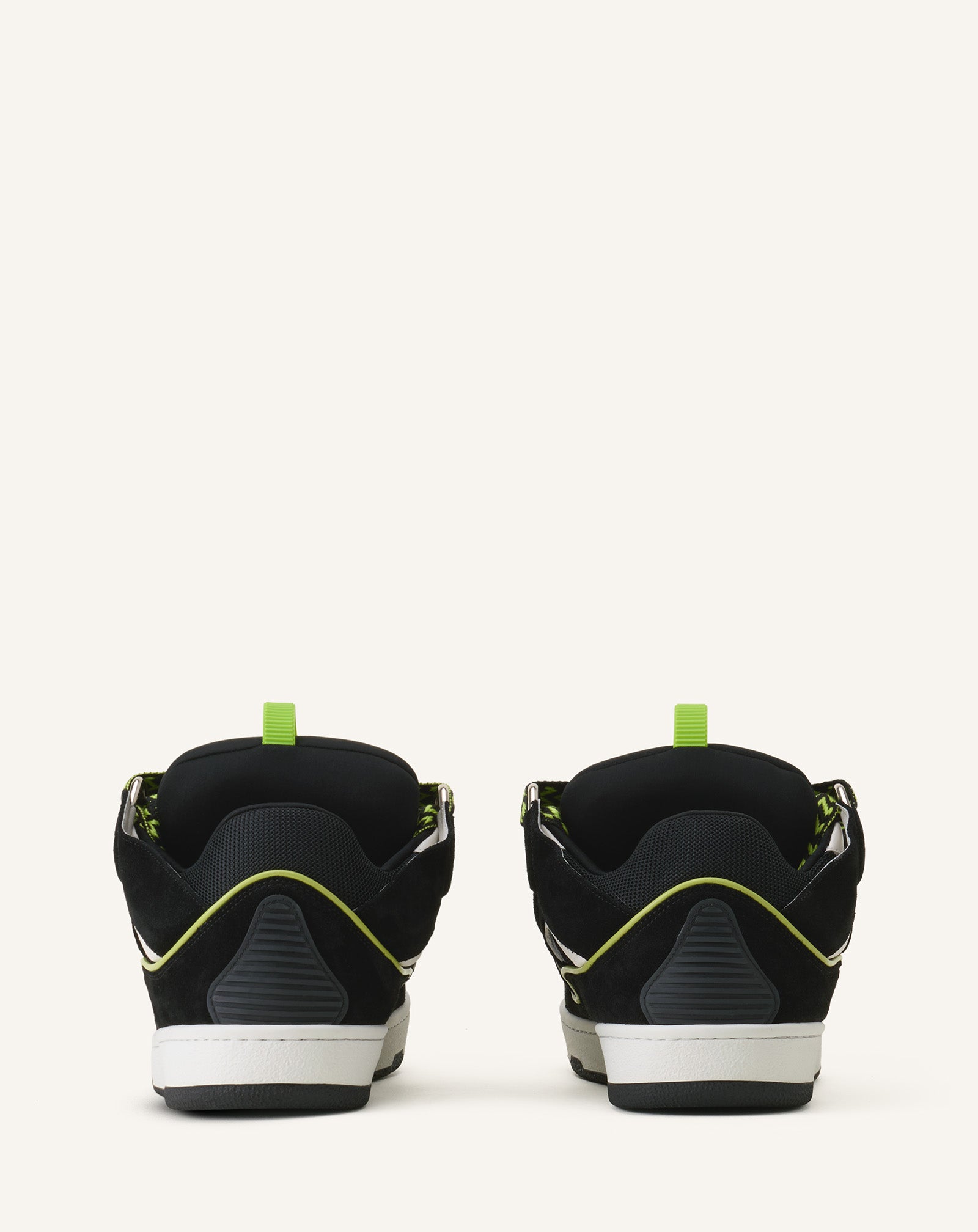 GREEN CURB SNEAKERS IN LEATHER