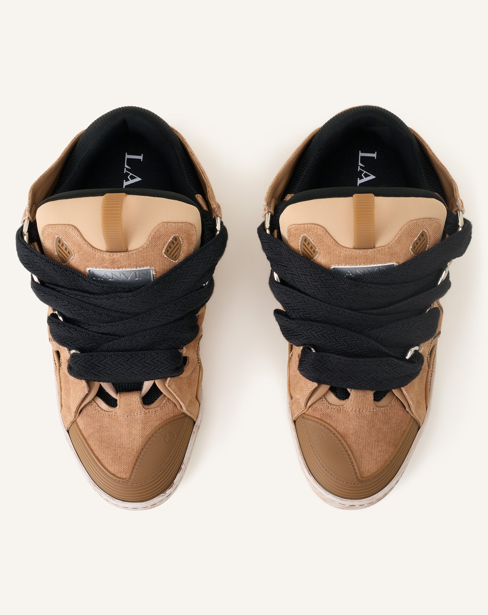 Curb Sneakers En Canvas Brown | Lanvin