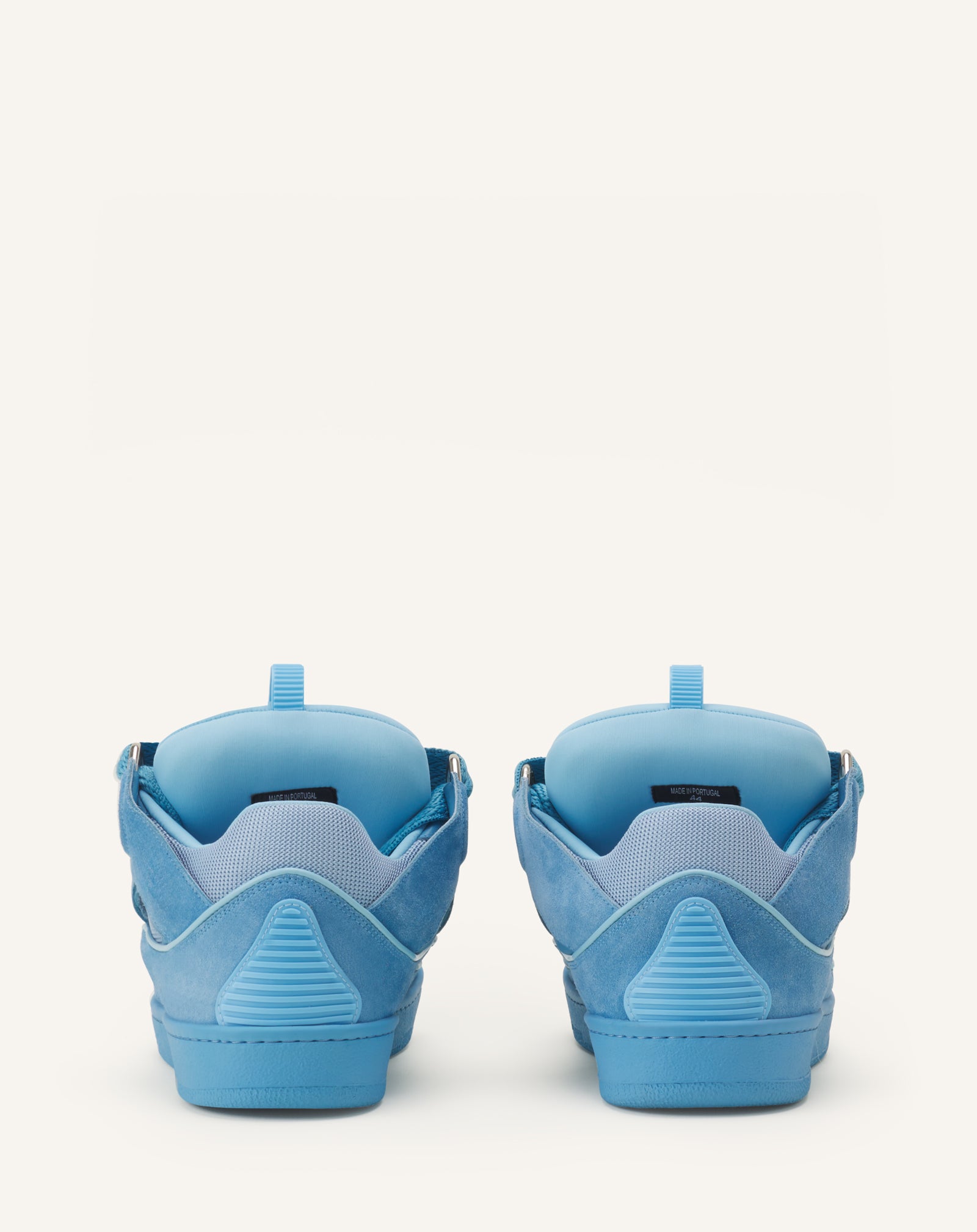 BLUE CURB SNEAKERS IN MONOCHROME SUEDE