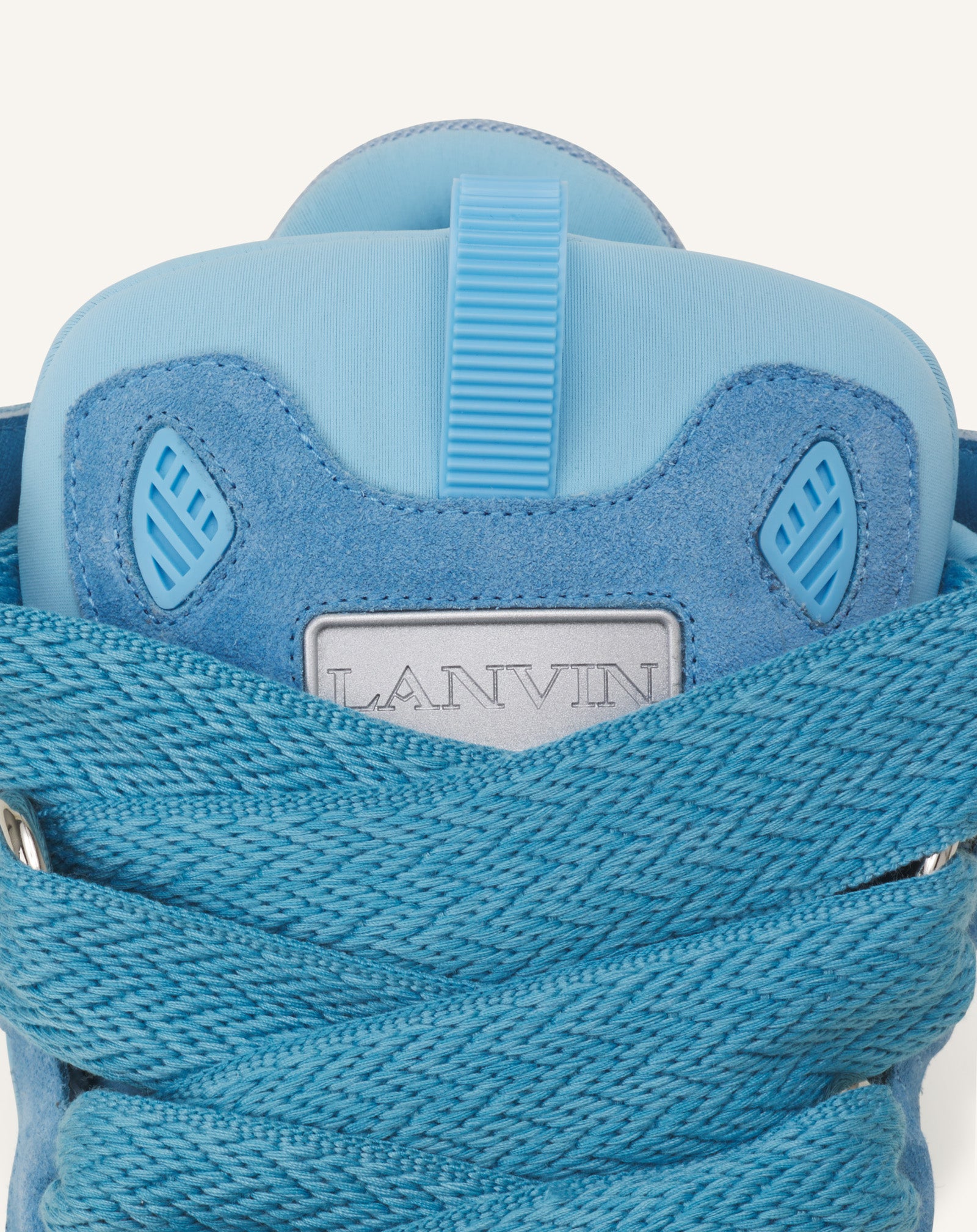 BLUE CURB SNEAKERS IN MONOCHROME SUEDE