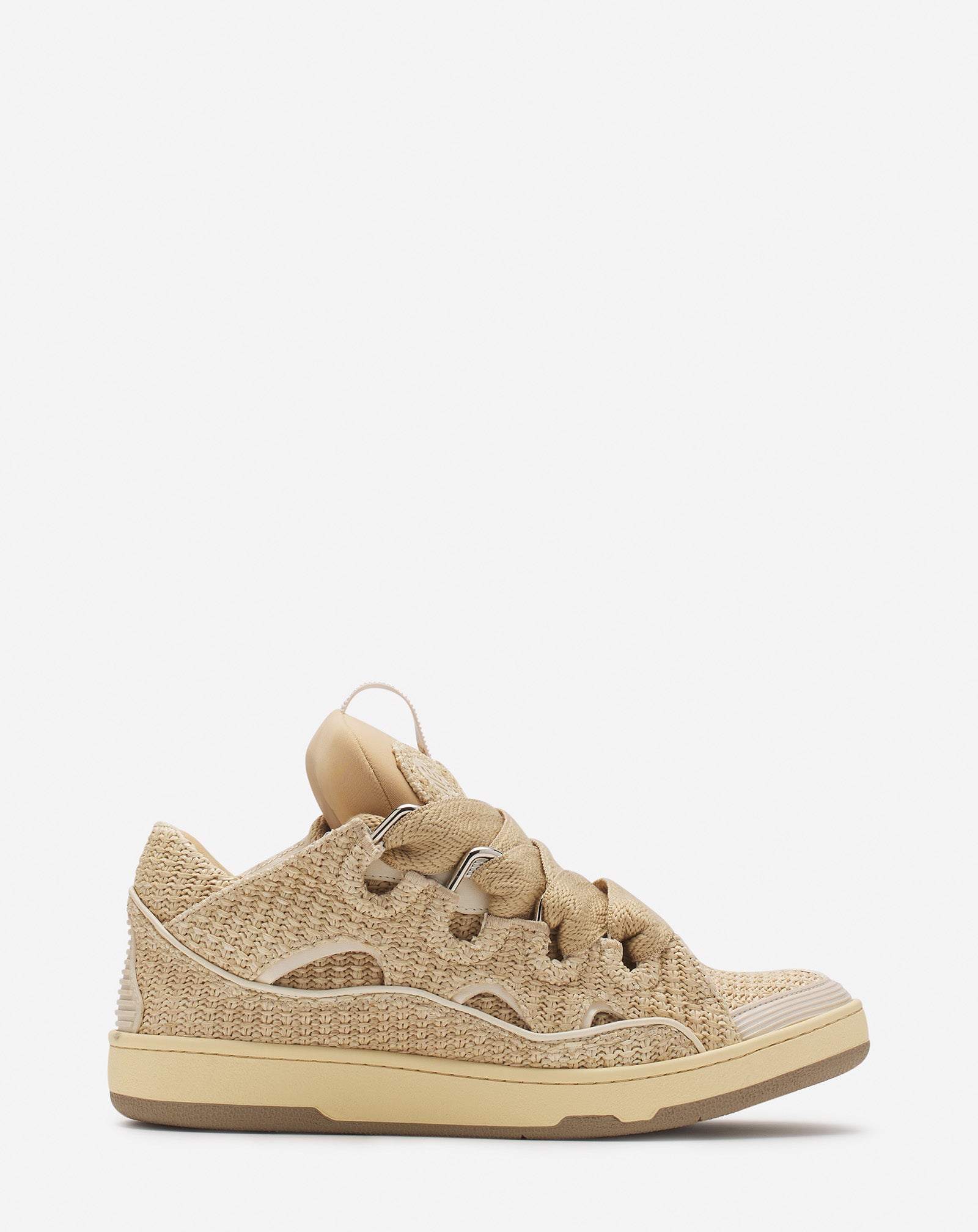 CURB RAFFIA SNEAKERS