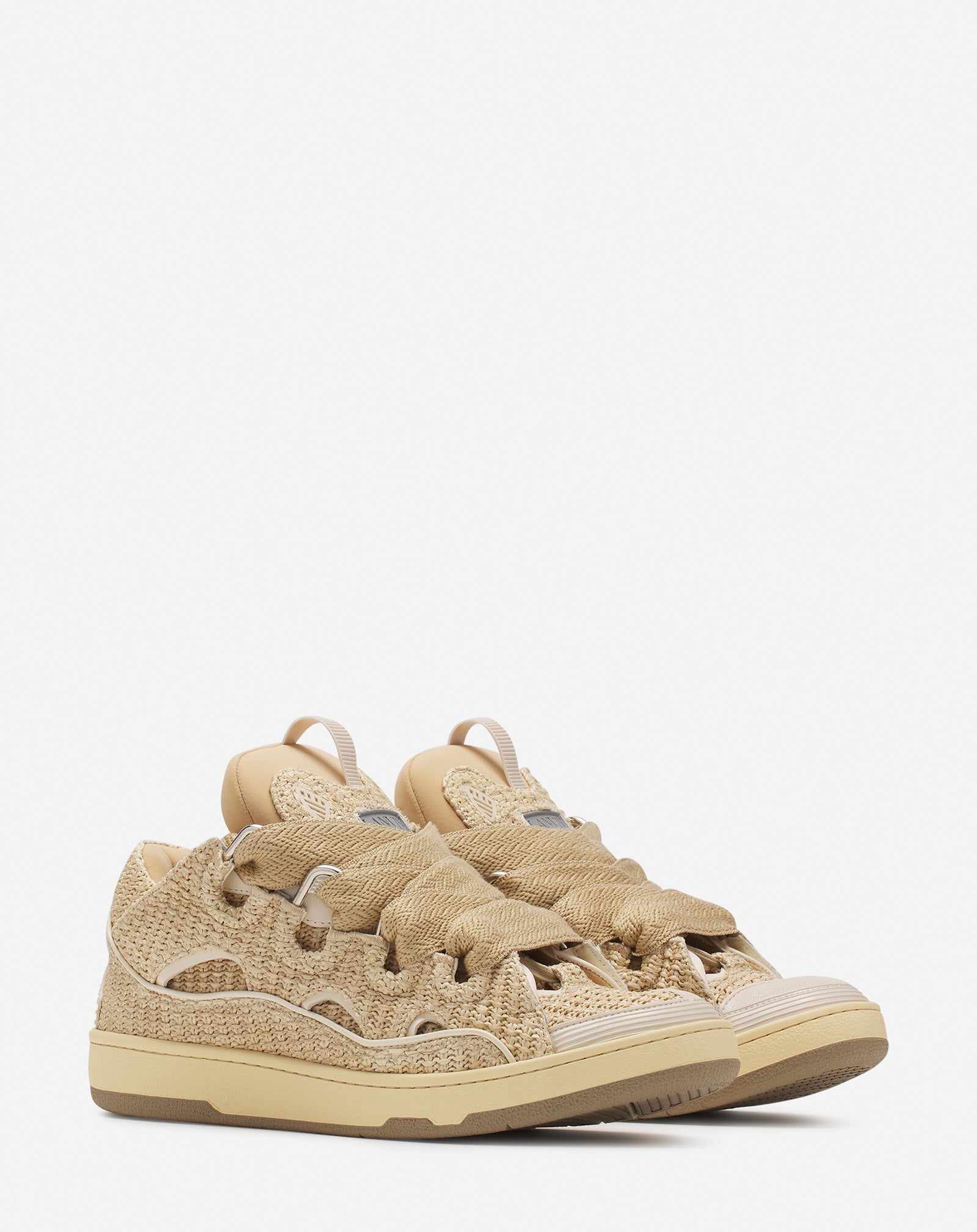 CURB RAFFIA SNEAKERS