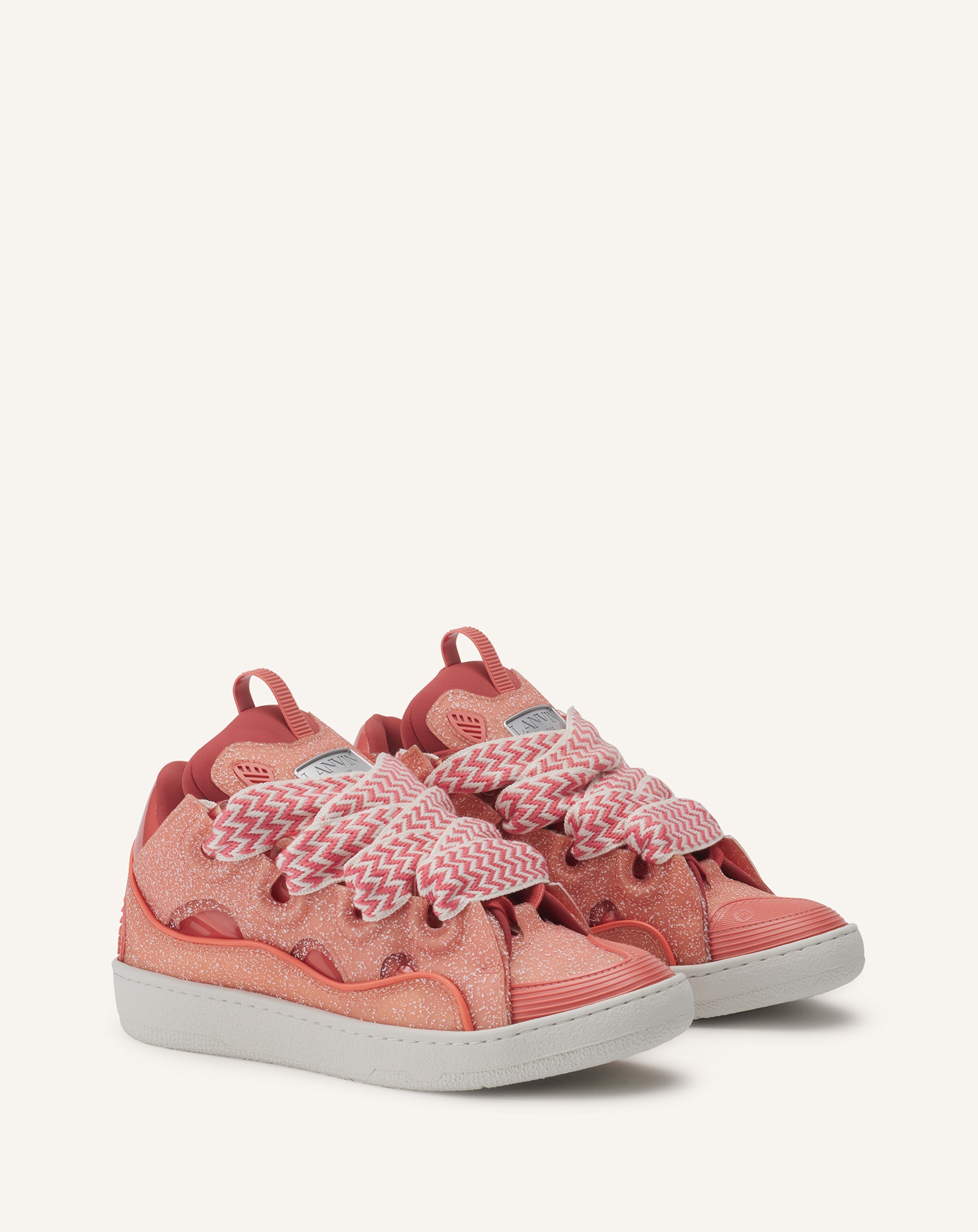 CURB SNEAKERS IN SPECKLED LEATHER