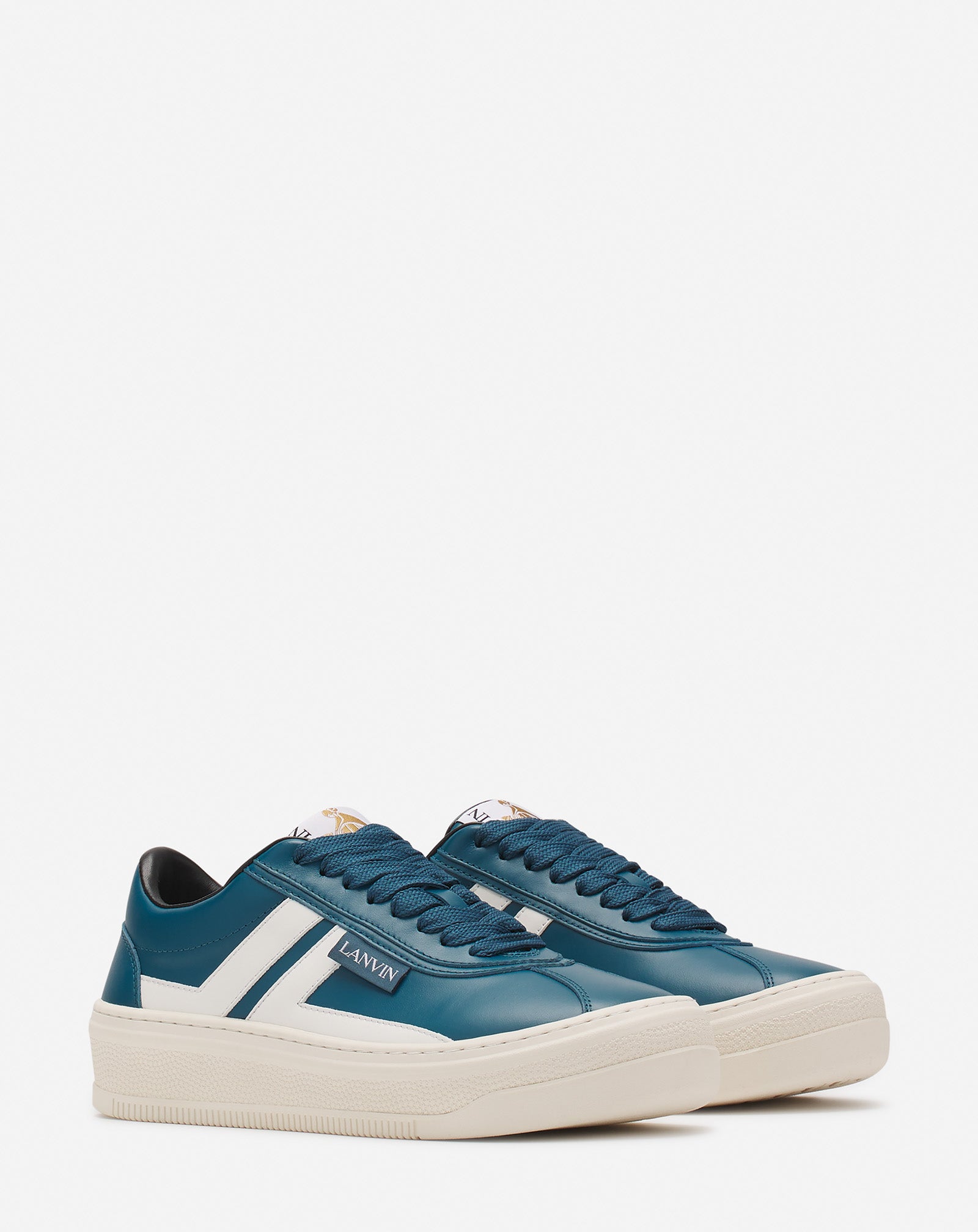 LANVIN CASH LEATHER SNEAKERS