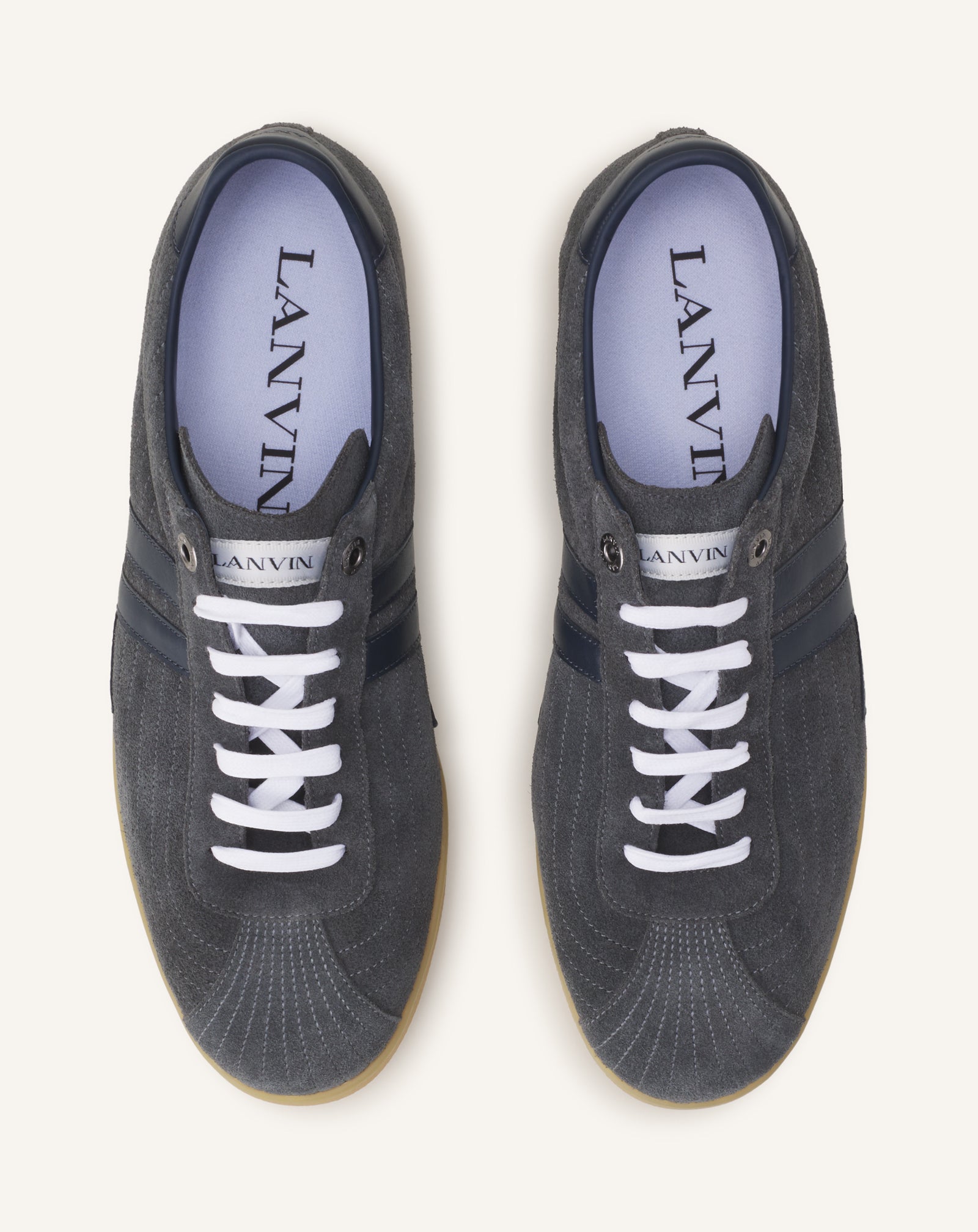 GREY SNEAKERS GLEN 2.0 IN LEATHER
